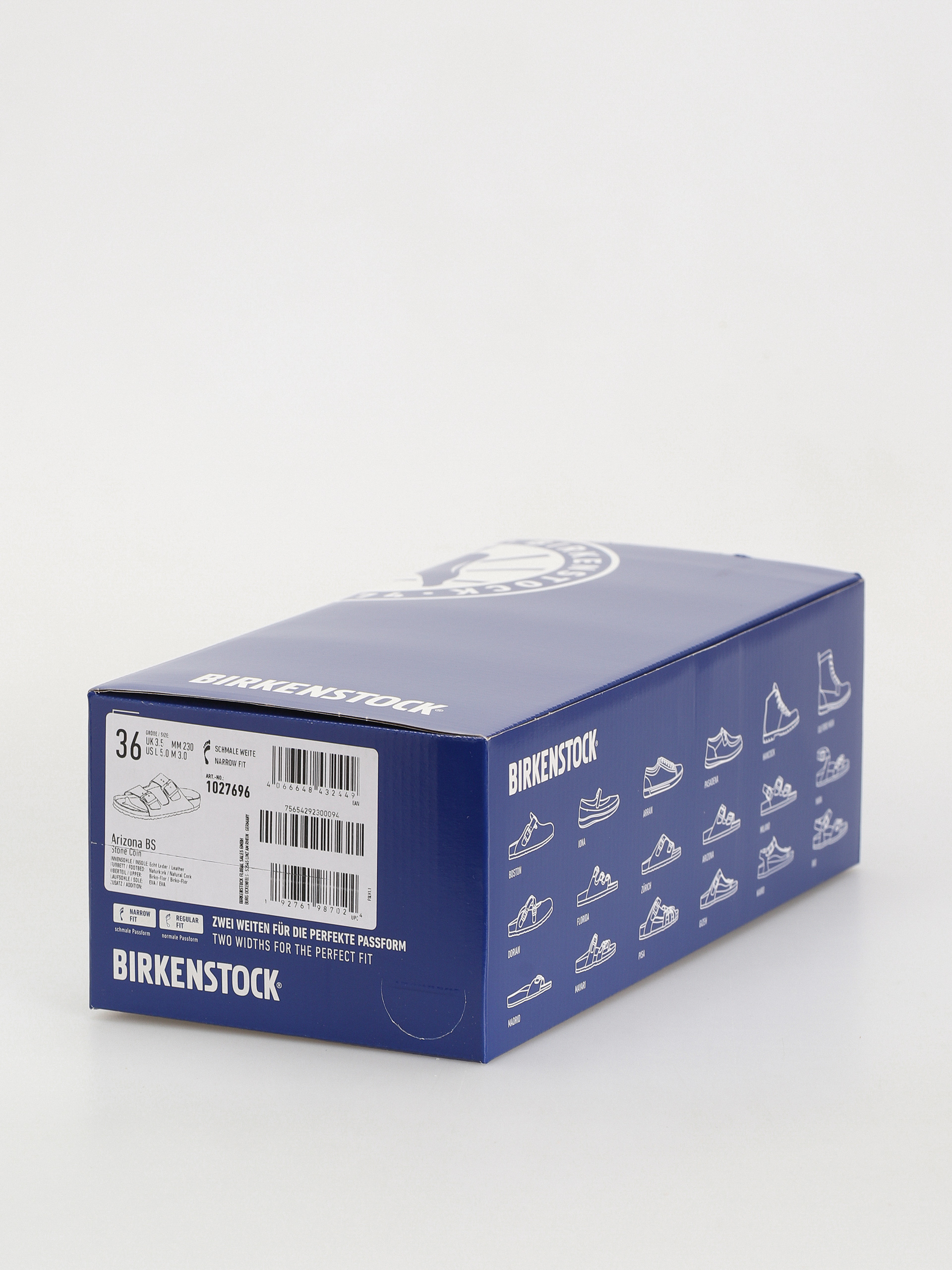 Birkenstock Arizona Birko Flor Narrow Wmn Flip-flops (stone coin)