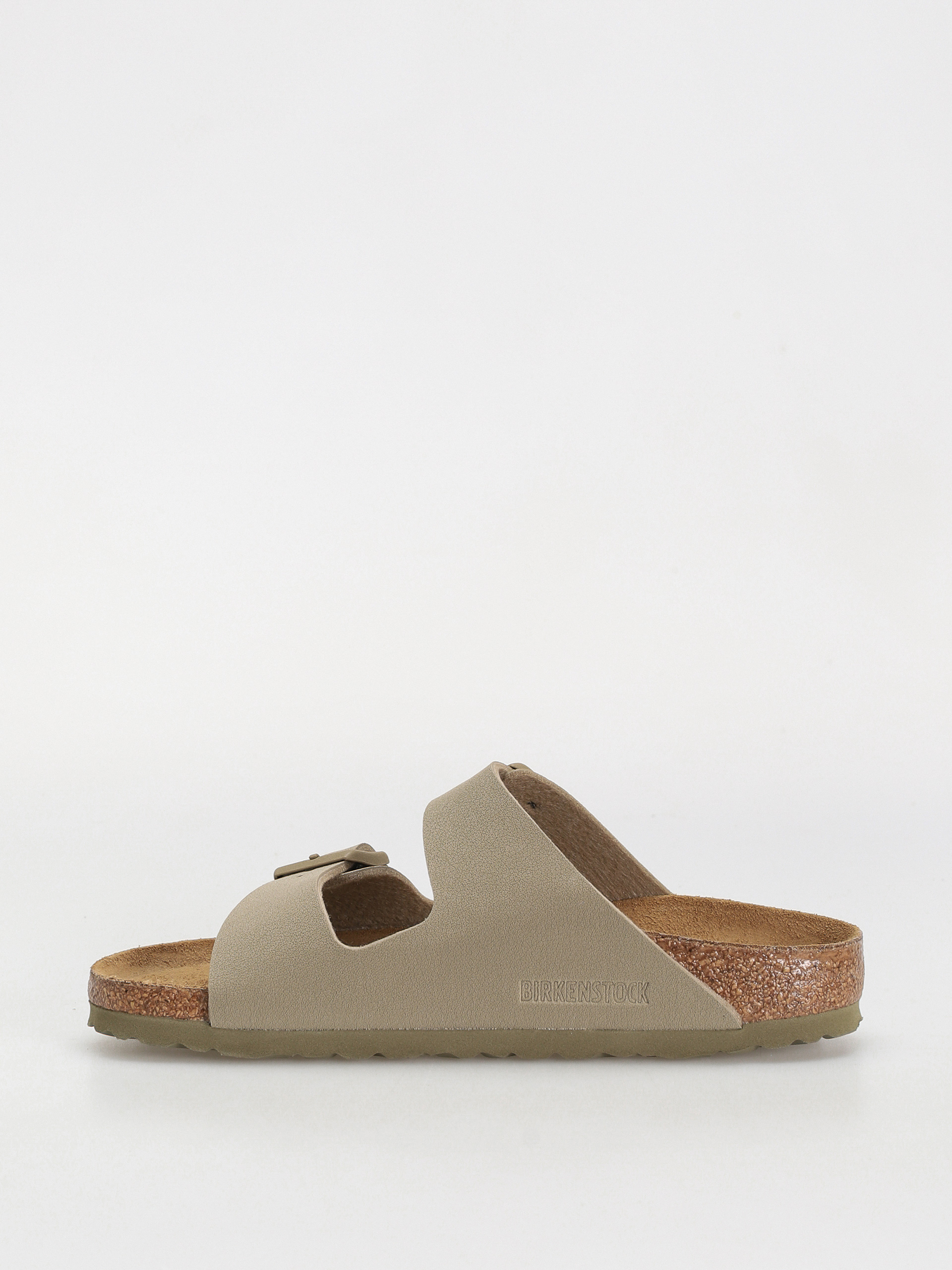 Birkenstock Arizona Birko Flor Narrow Wmn Flip Flops (faded khaki)