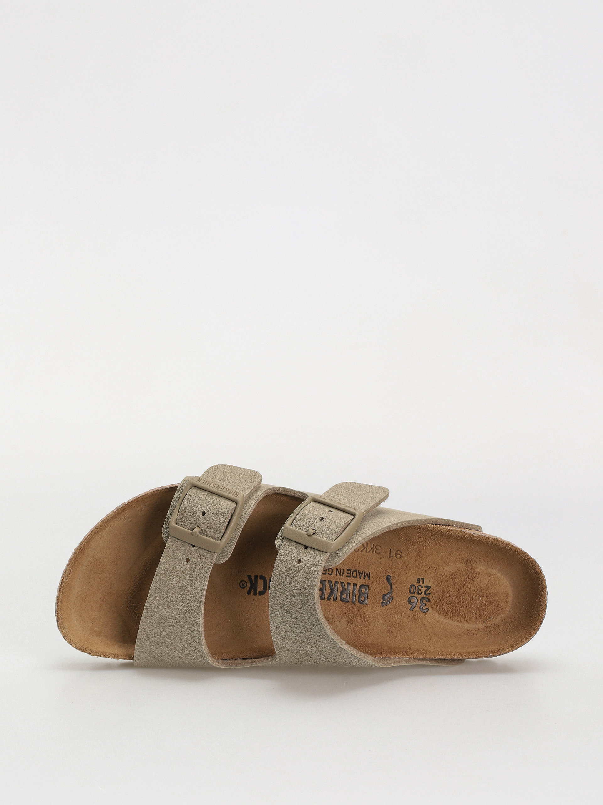 Birkenstock Arizona Birko Flor Narrow Wmn Flip-flops (faded khaki)