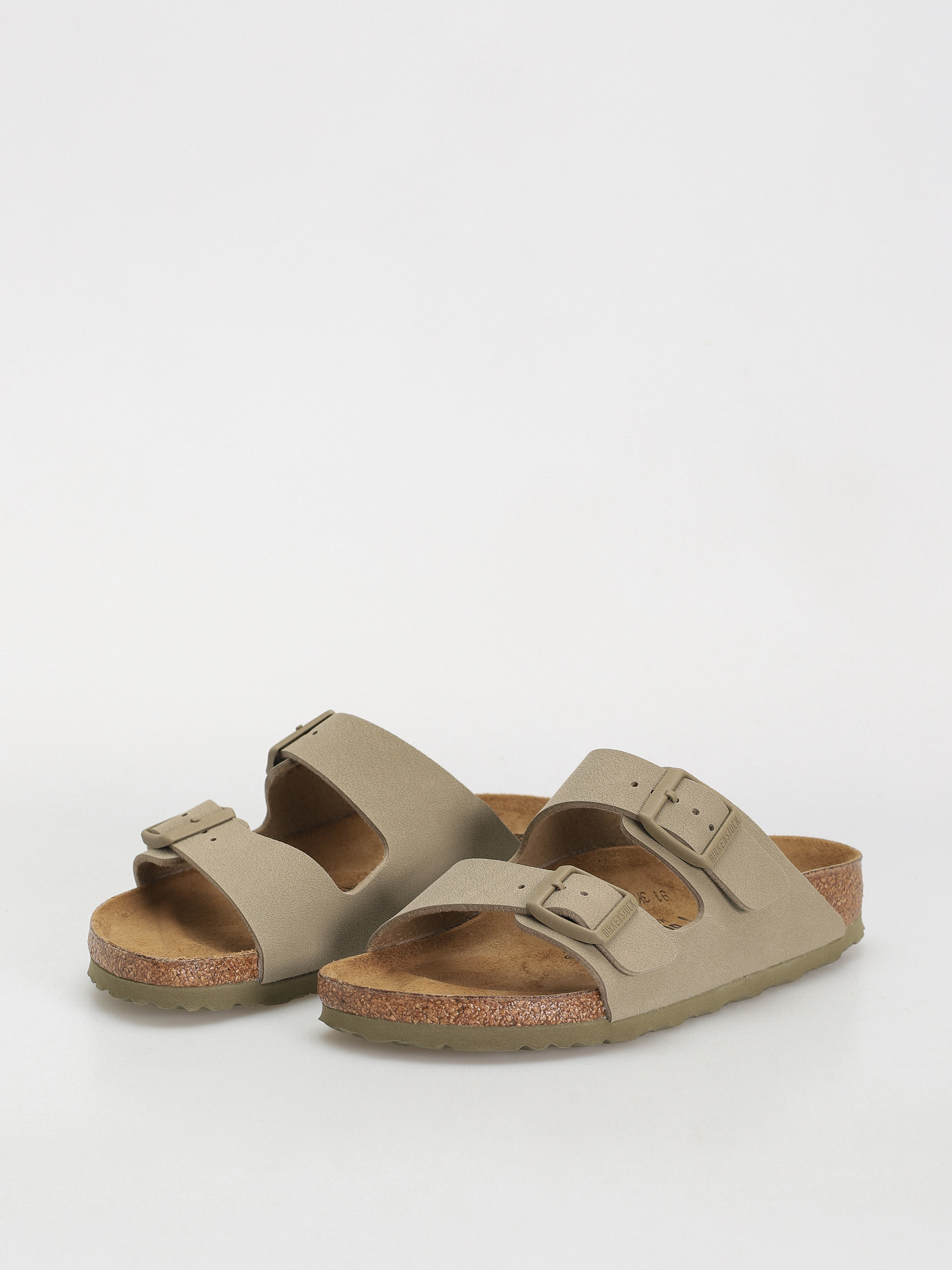 Birkenstock Arizona Birko Flor Narrow Wmn Flip-flops (faded khaki)