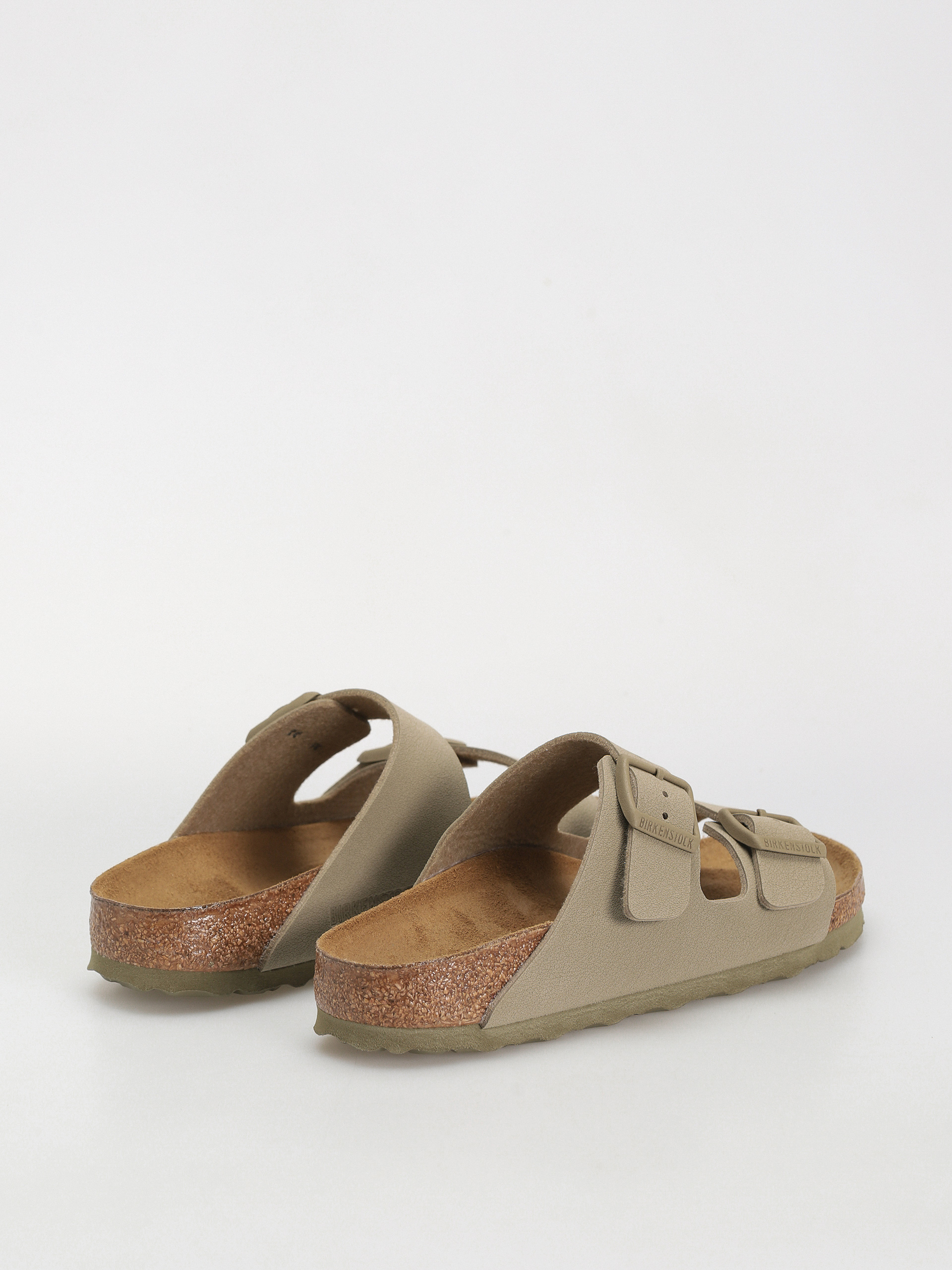Birkenstock Arizona Birko Flor Narrow Wmn Flip Flops (faded khaki)