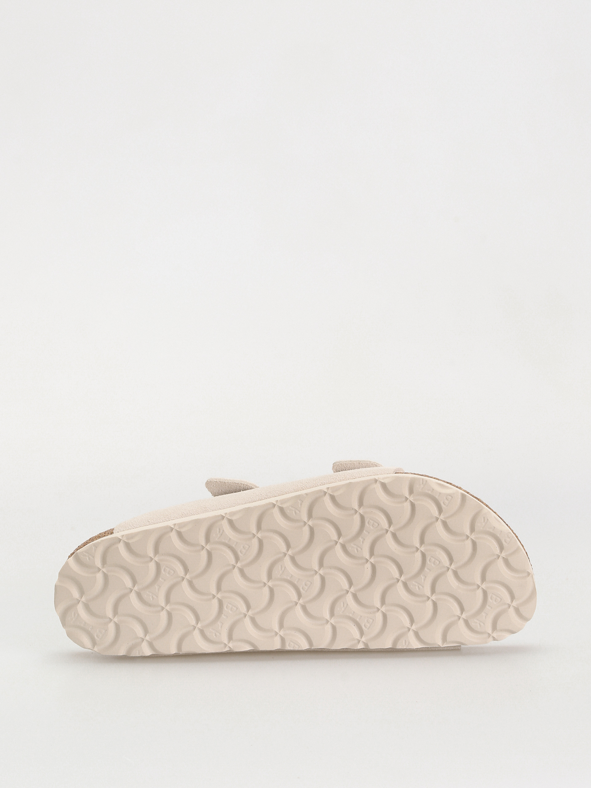 Birkenstock Arizona Suede Leather Narrow Wmn Flip Flops (antique white)