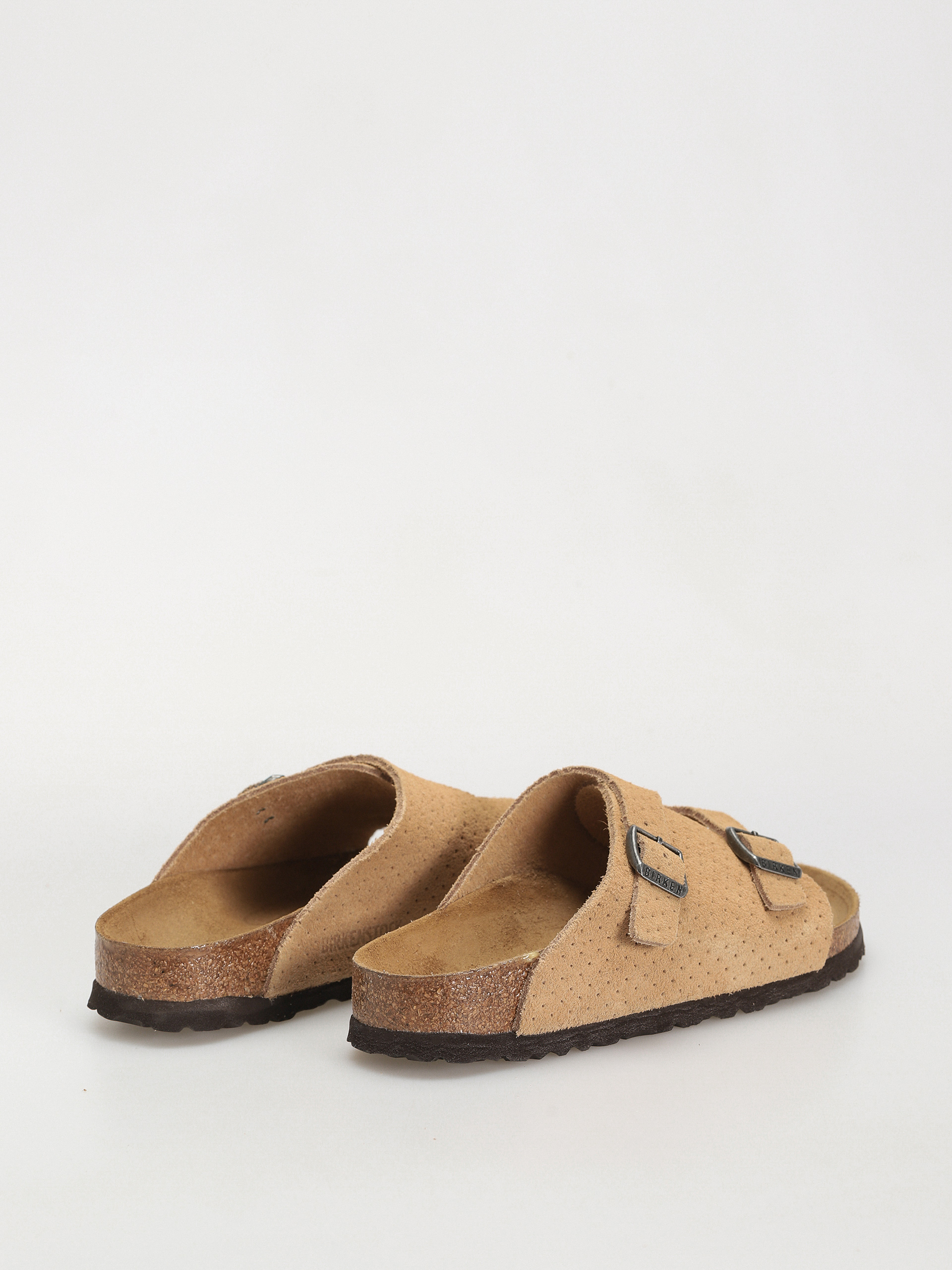 Birkenstock Zurich Suede Embossed Narrow Wmn Flip Flops (emboss dots new beige)