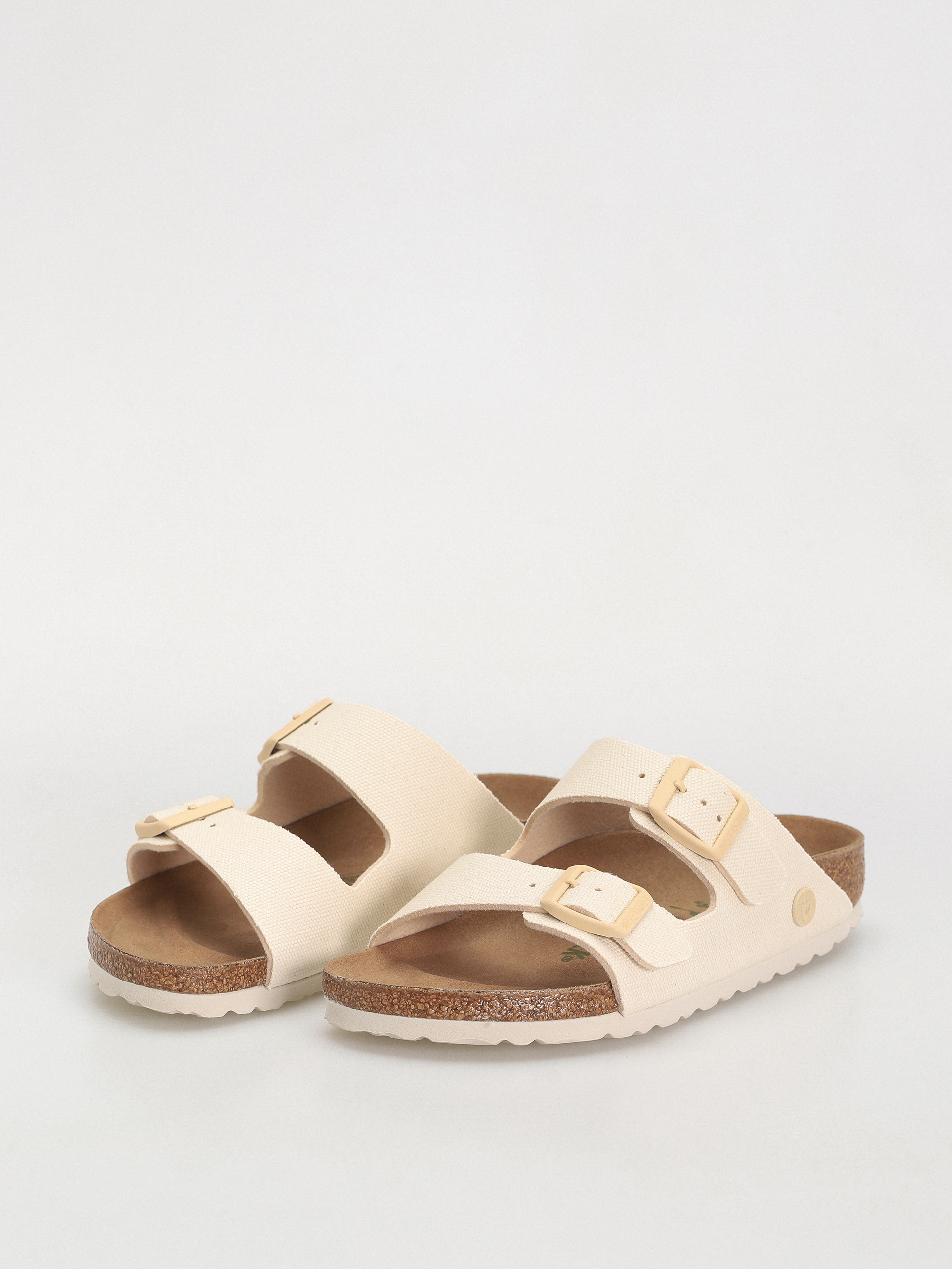 Birkenstock Arizona Vegan Narrow Wmn Flip Flops (eggshell)