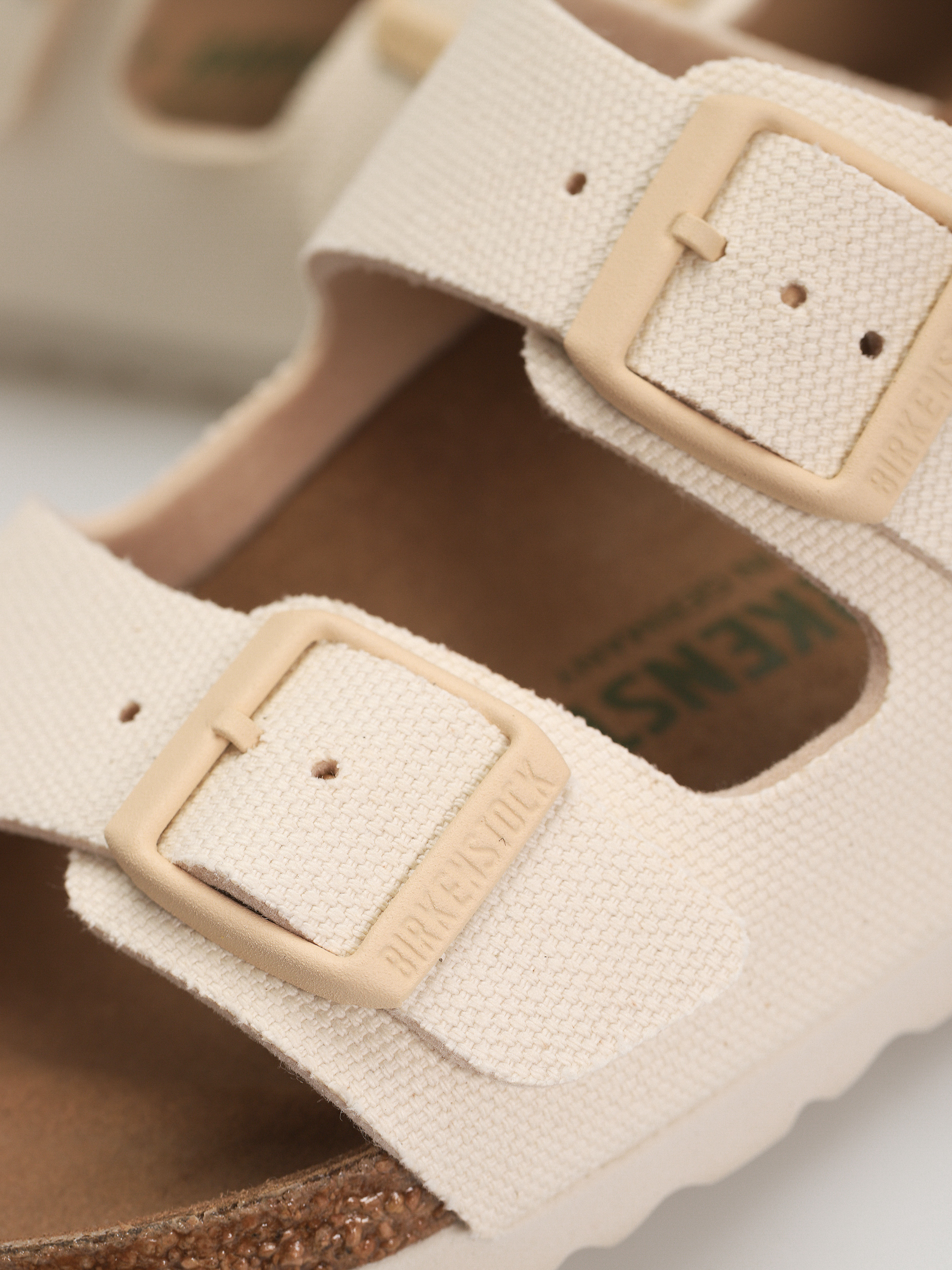 Birkenstock Arizona Vegan Narrow Flip-flops Wmn (eggshell)