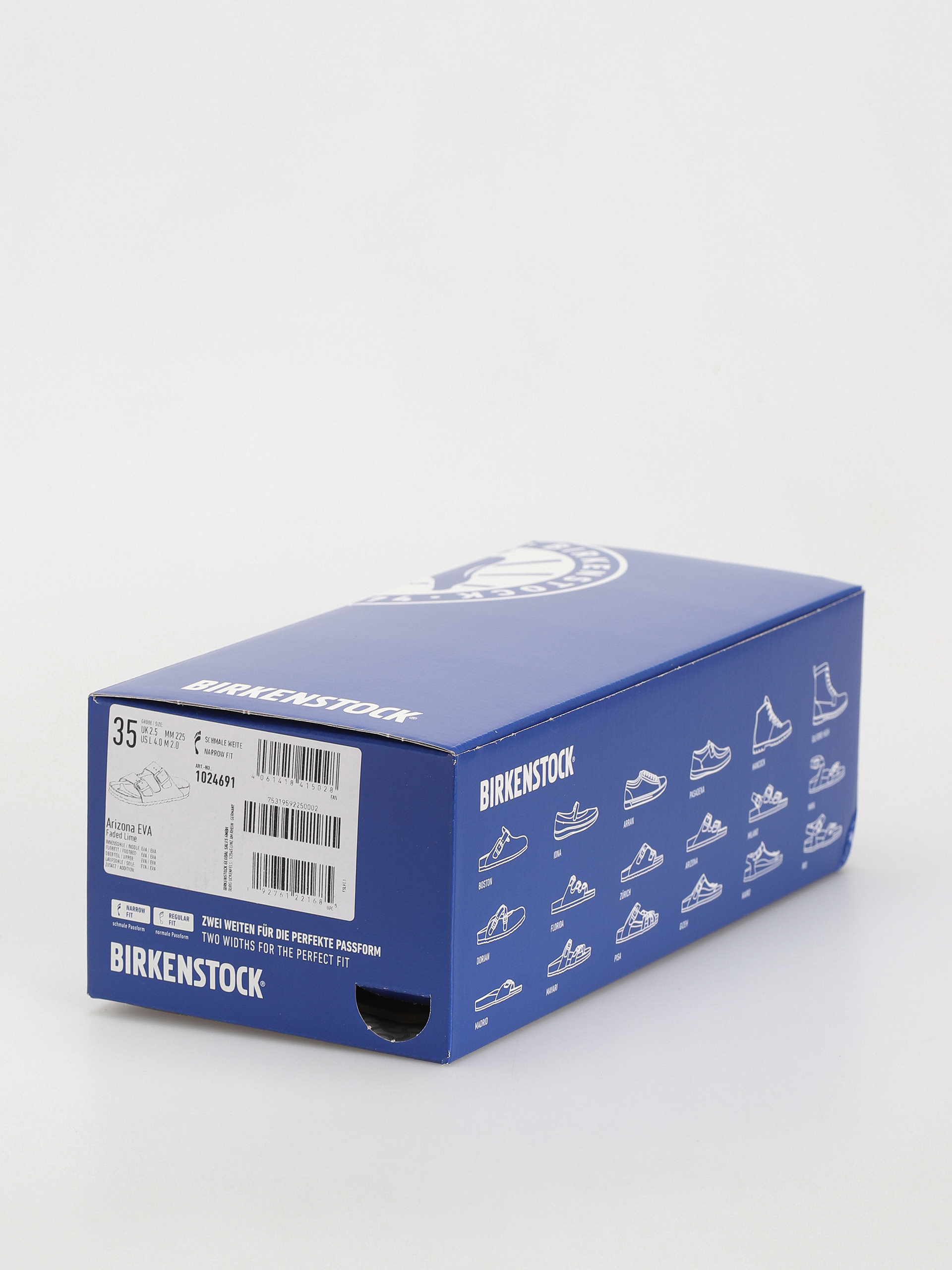 Birkenstock Arizona Essentials EVA Narrow Wmn Flip Flops (faded lime)