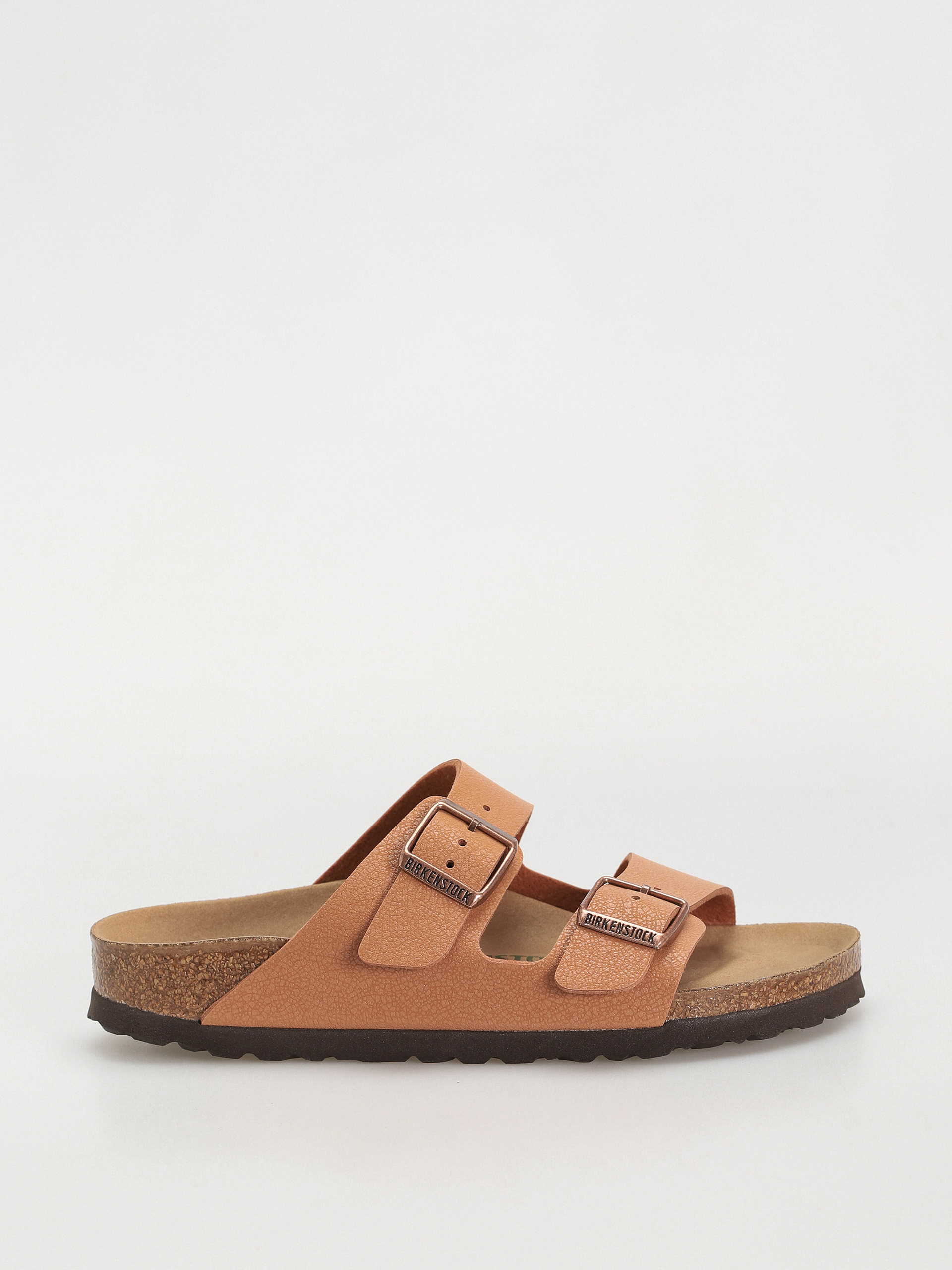 Birkenstock Arizona Birko Flor Nubuck Narrow Wmn Flip Flops (pecan)