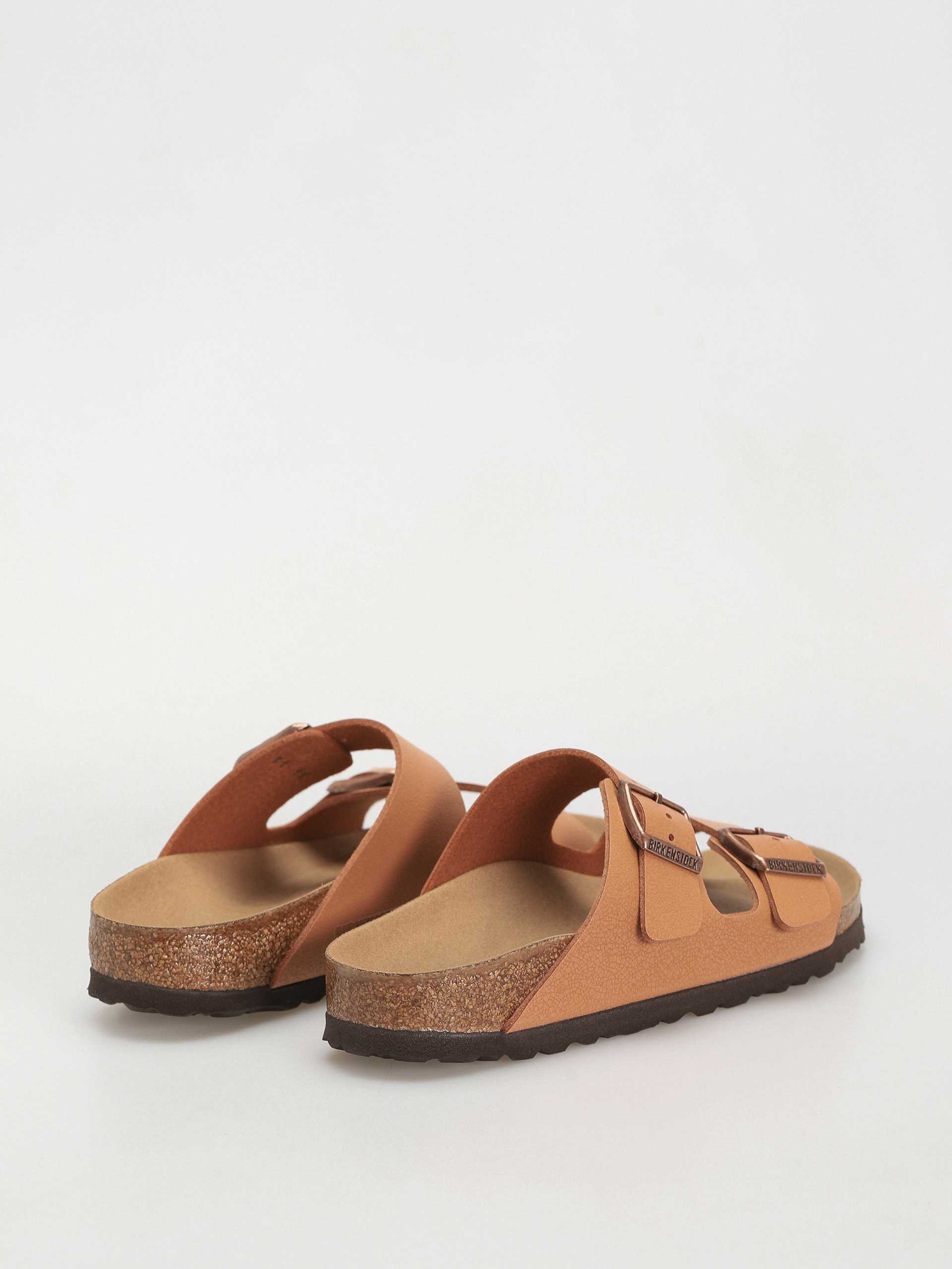 Birkenstock Arizona Birko Flor Nubuck Narrow Wmn Flip Flops (pecan)