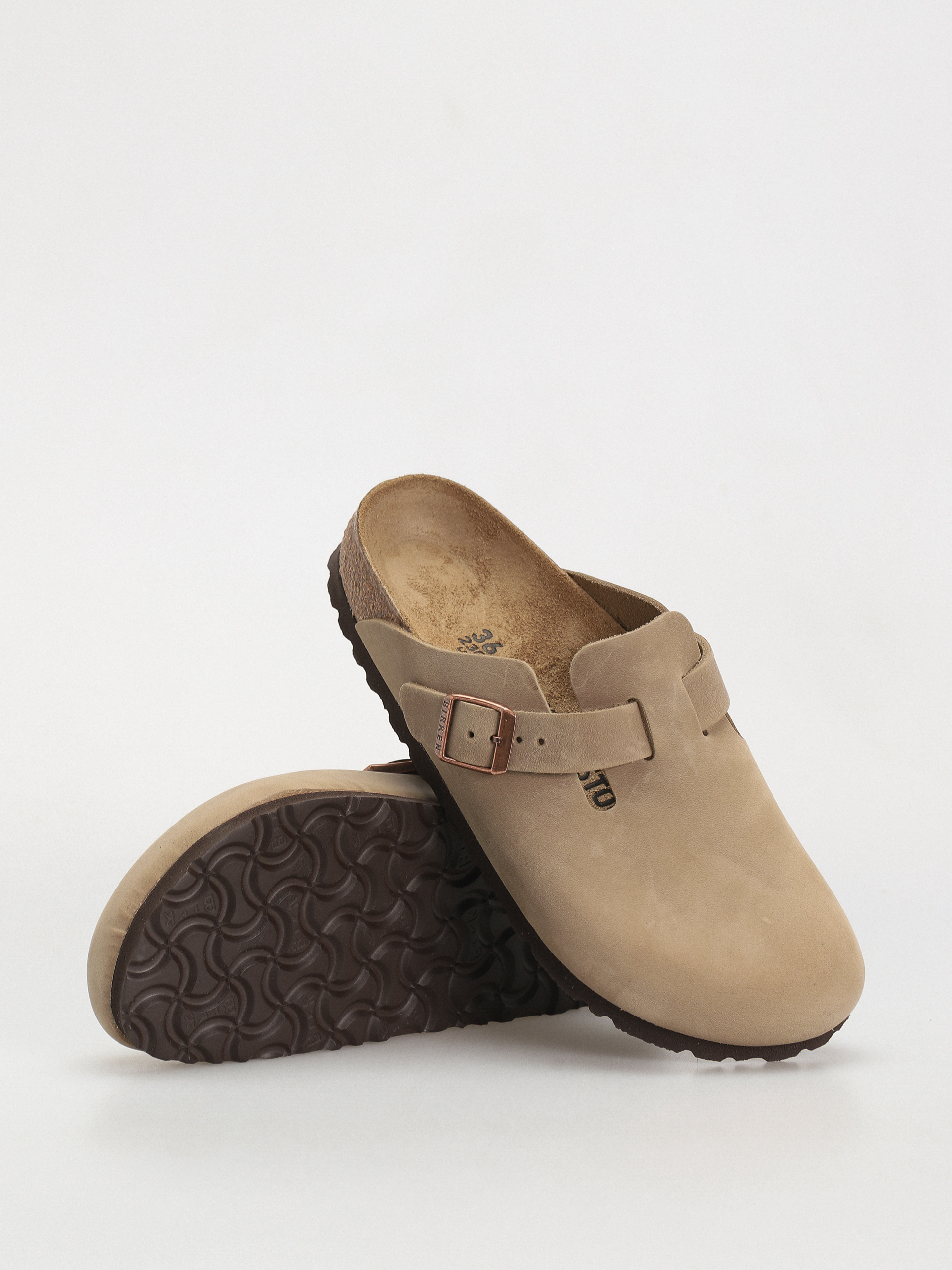 Birkenstock Boston Oiled Leather Narrow Wmn Flip-flops