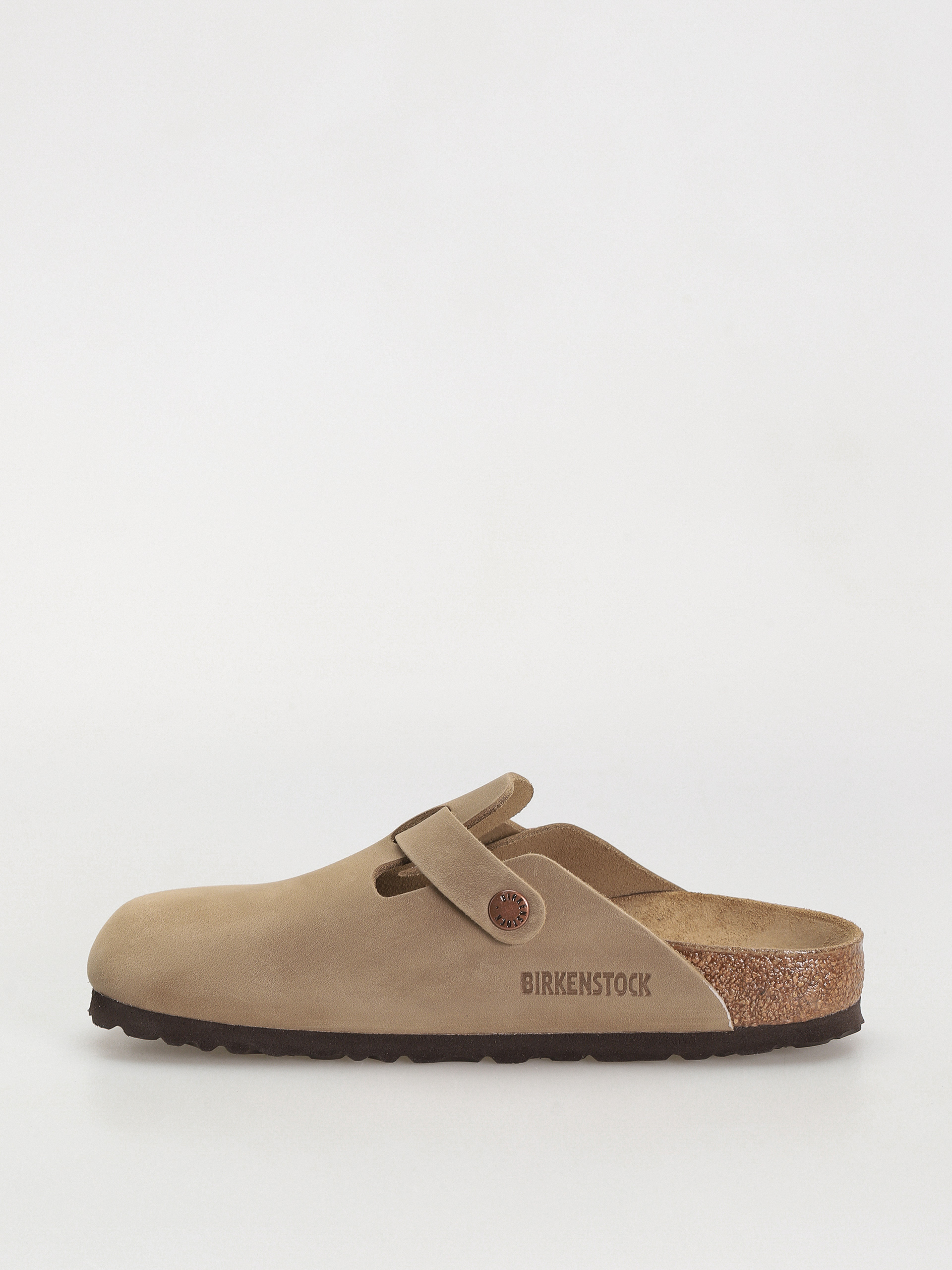 Birkenstock Boston Oiled Leather Narrow Wmn Flip-flops (tobacco brown)