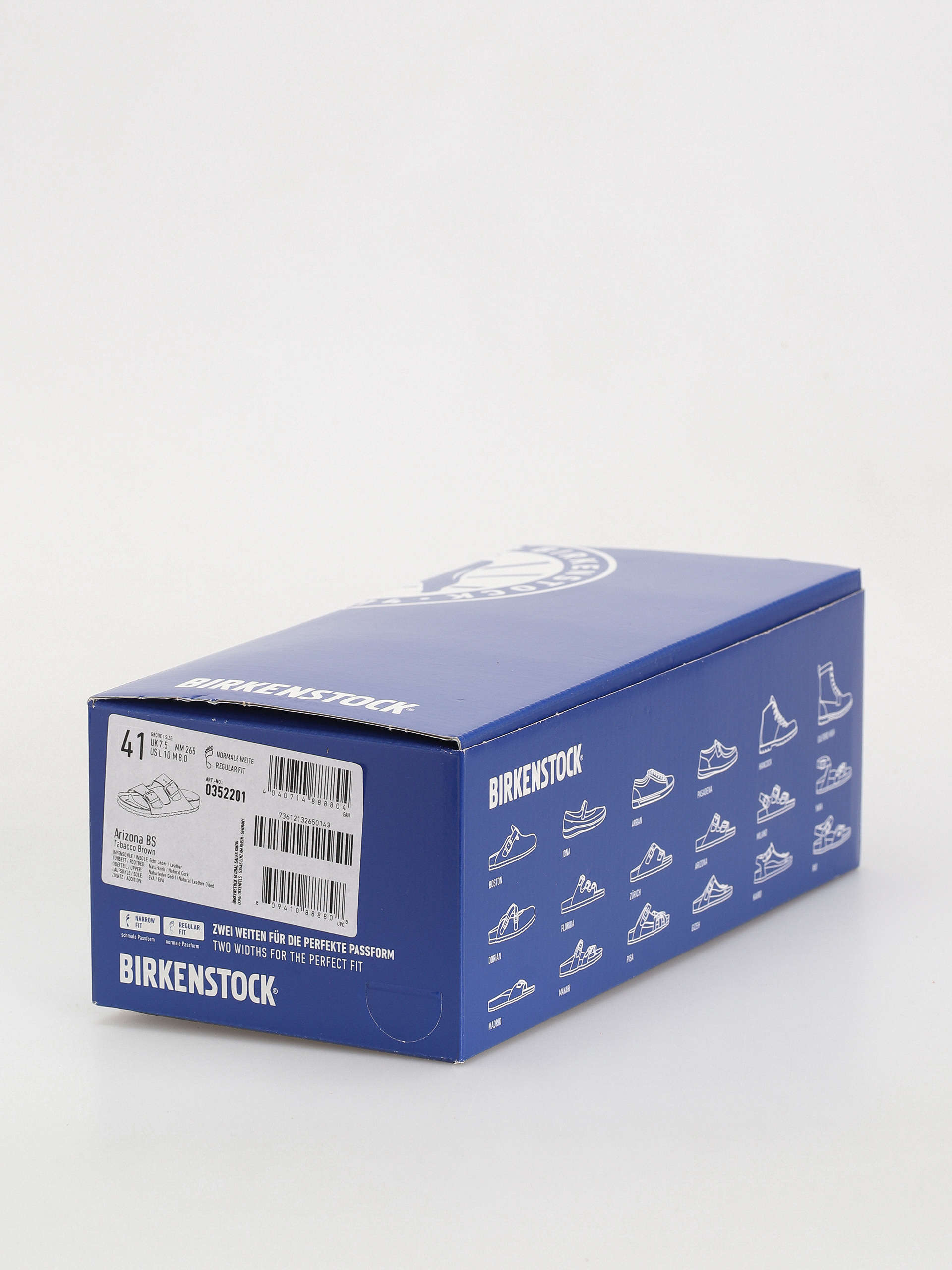 Birkenstock Arizona Oiled Leather Regular Flip-flops (tobacco brown)