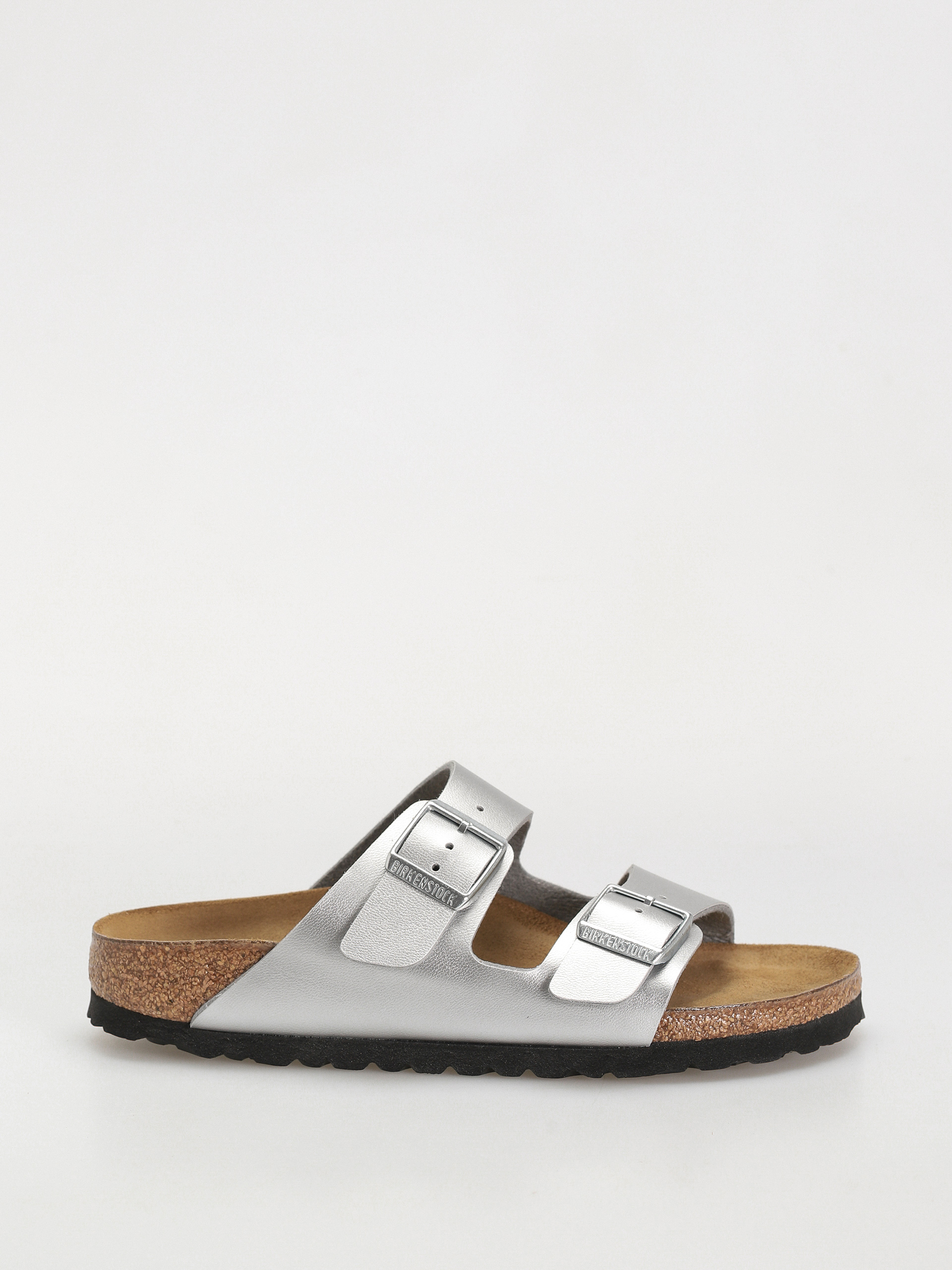 Birkenstock Arizona Birko Flor Narrow Wmn Flip-flops - silver (silver)