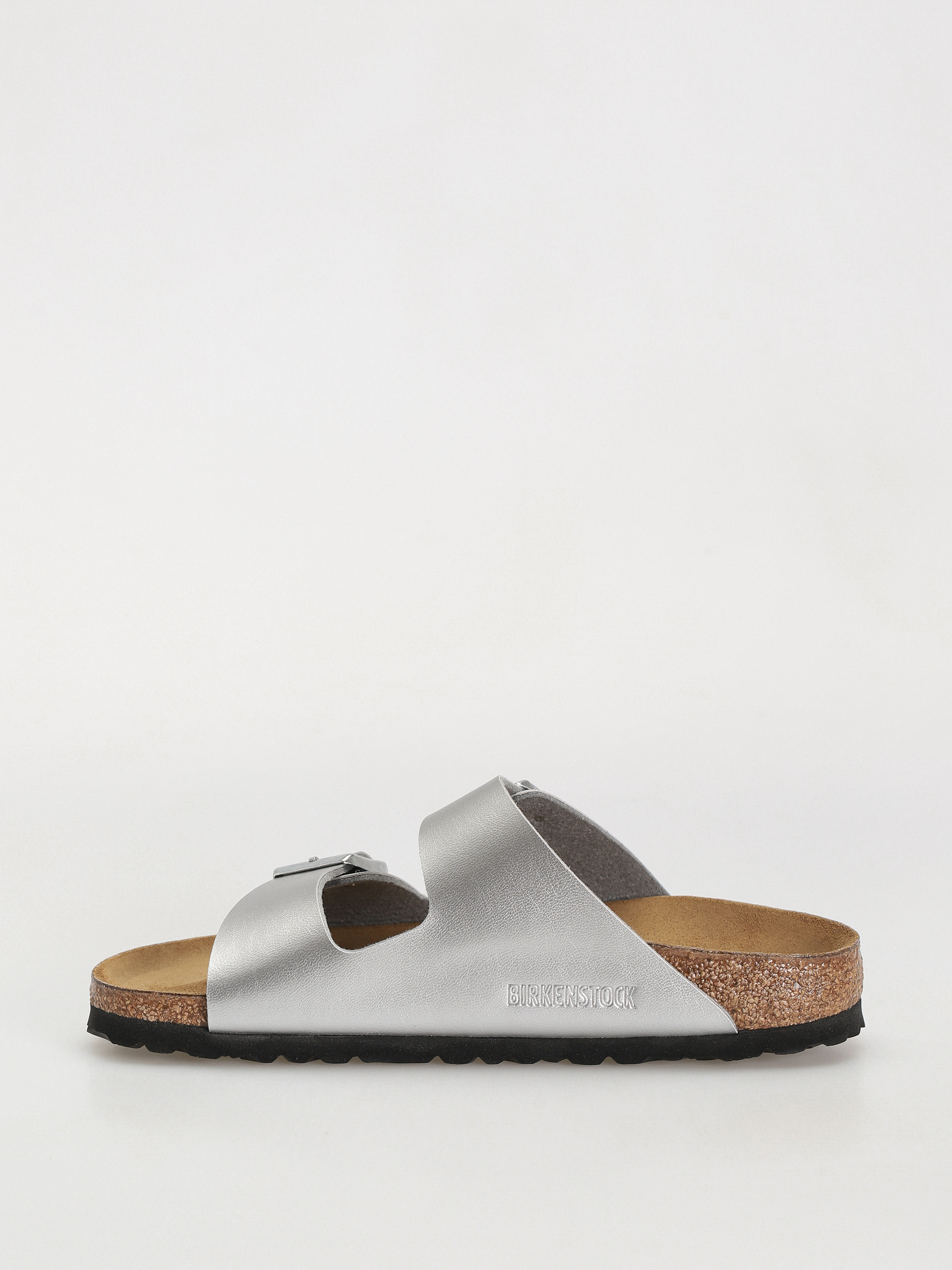 Birkenstock Arizona Birko Flor Narrow Wmn Flip Flops (silver)