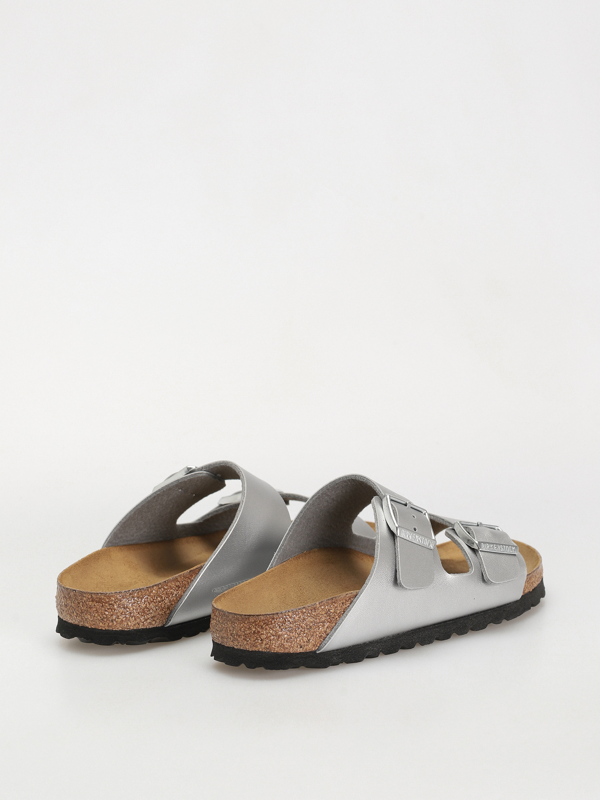 Birkenstock Arizona Birko Flor Narrow Wmn Flip Flops (silver)