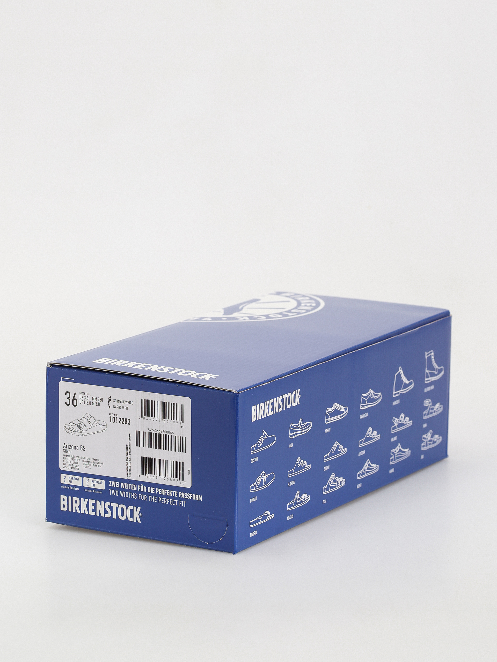 Birkenstock Arizona Birko Flor Narrow Wmn Flip-flops (silver)