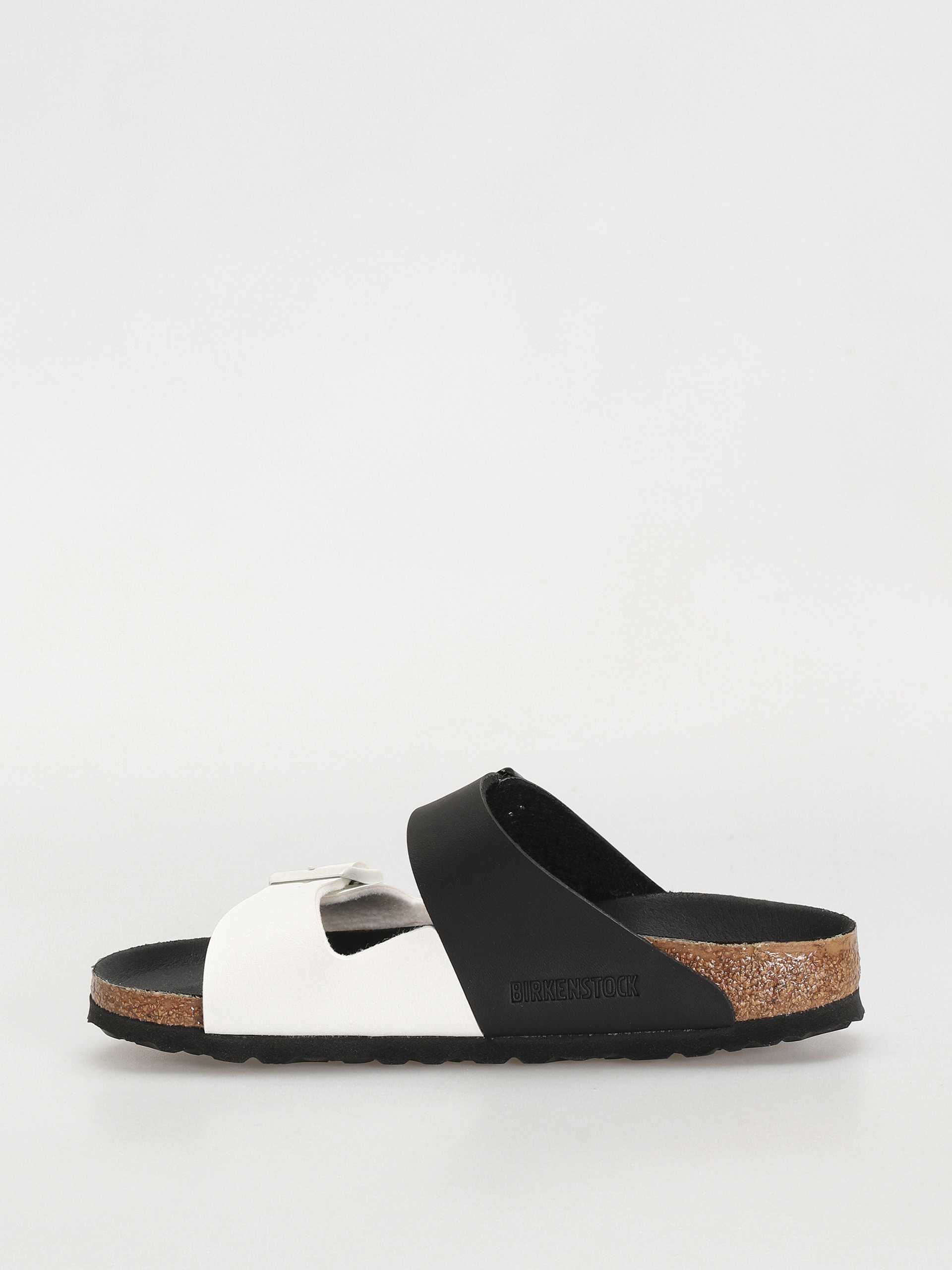 Birkenstock Arizona Birko Flor Narrow Wmn Flip-flops (black/white)
