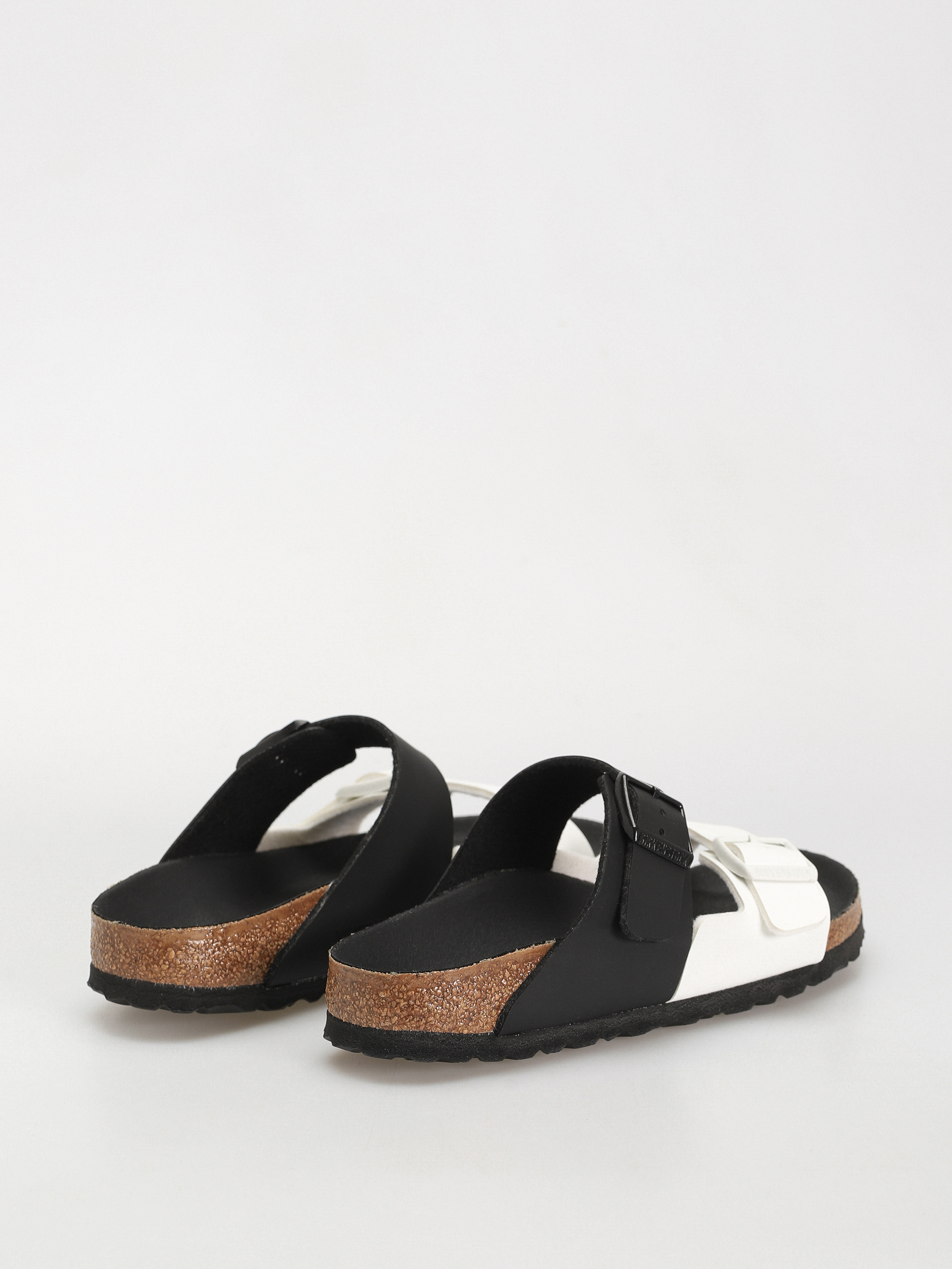 Birkenstock Arizona Birko Flor Narrow Wmn Flip-flops (black/white)