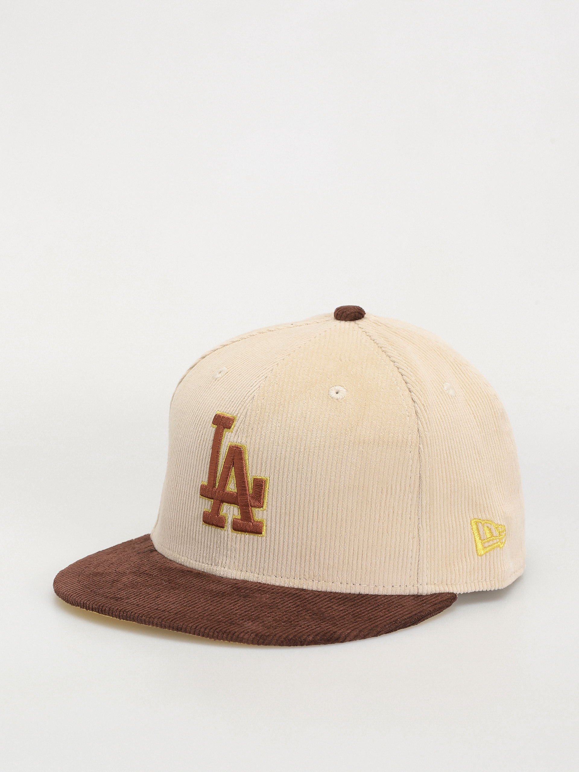 New Era Cord 59Fifty Los Angeles Dodgers Cap brown (brown/stone)