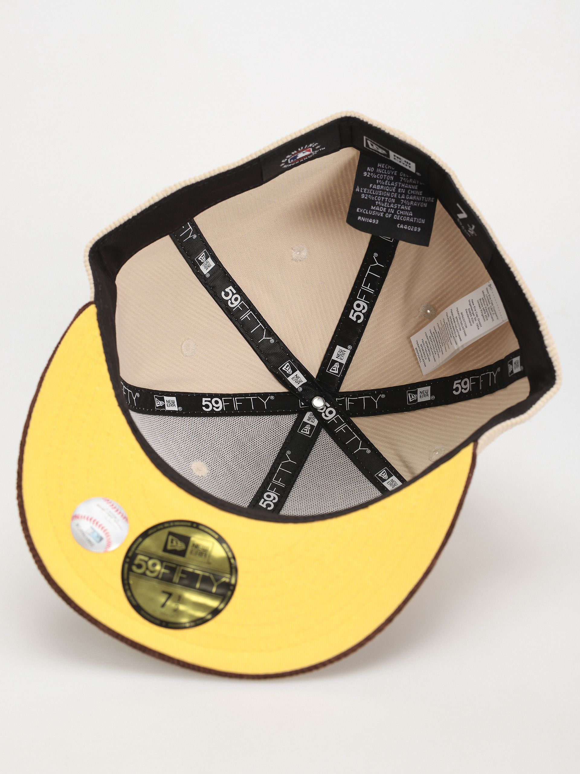 New Era Cord 59Fifty Los Angeles Dodgers Cap (brown/stone)