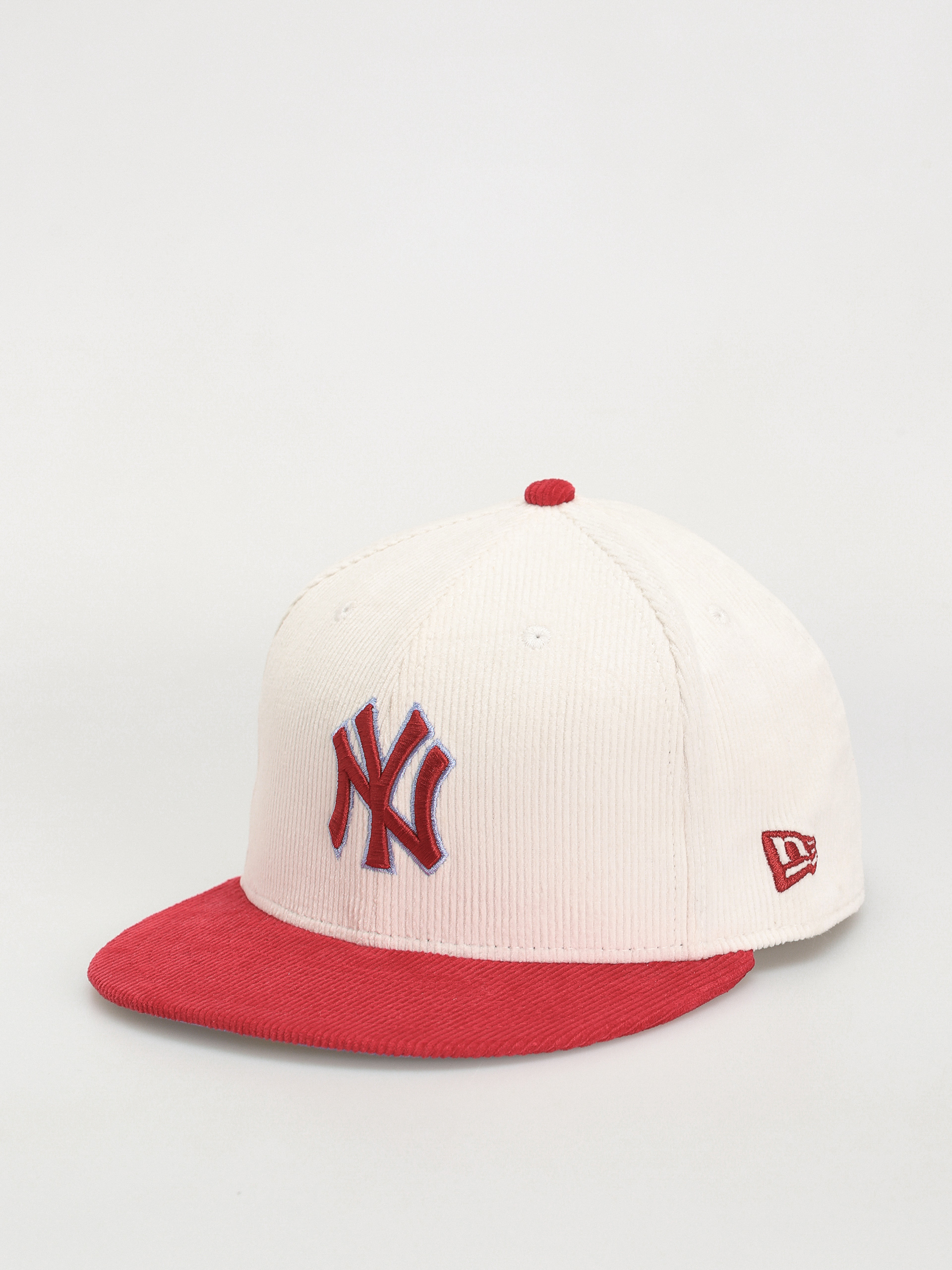 New Era Cord 59Fifty New York Yankees Cap - white (off white/red)