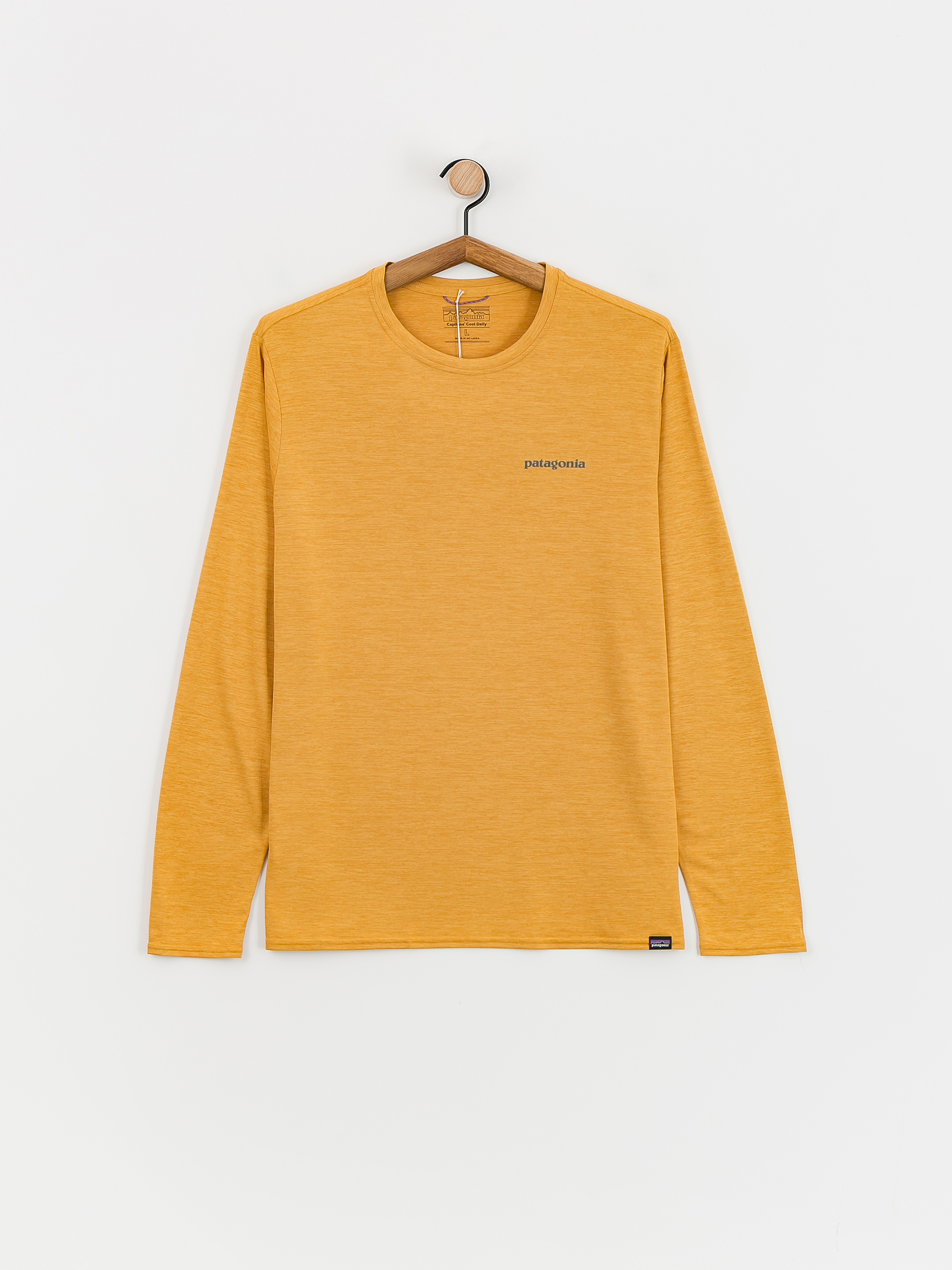 Patagonia Cap Cool Daily Graphic Longsleeve (boardshort logo pufferfish gold x-dye)