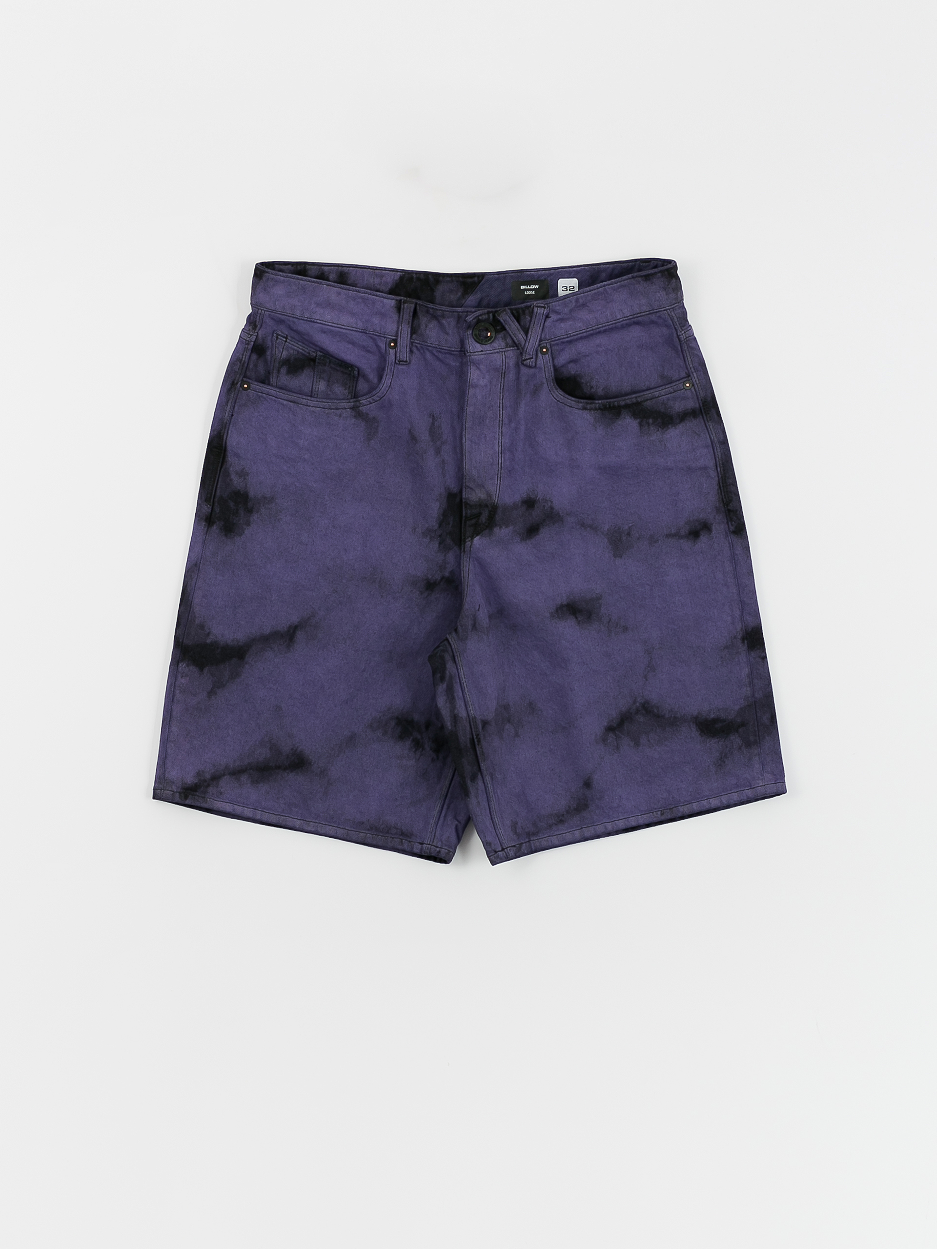 Volcom Billow Denim Shorts (deep purple)