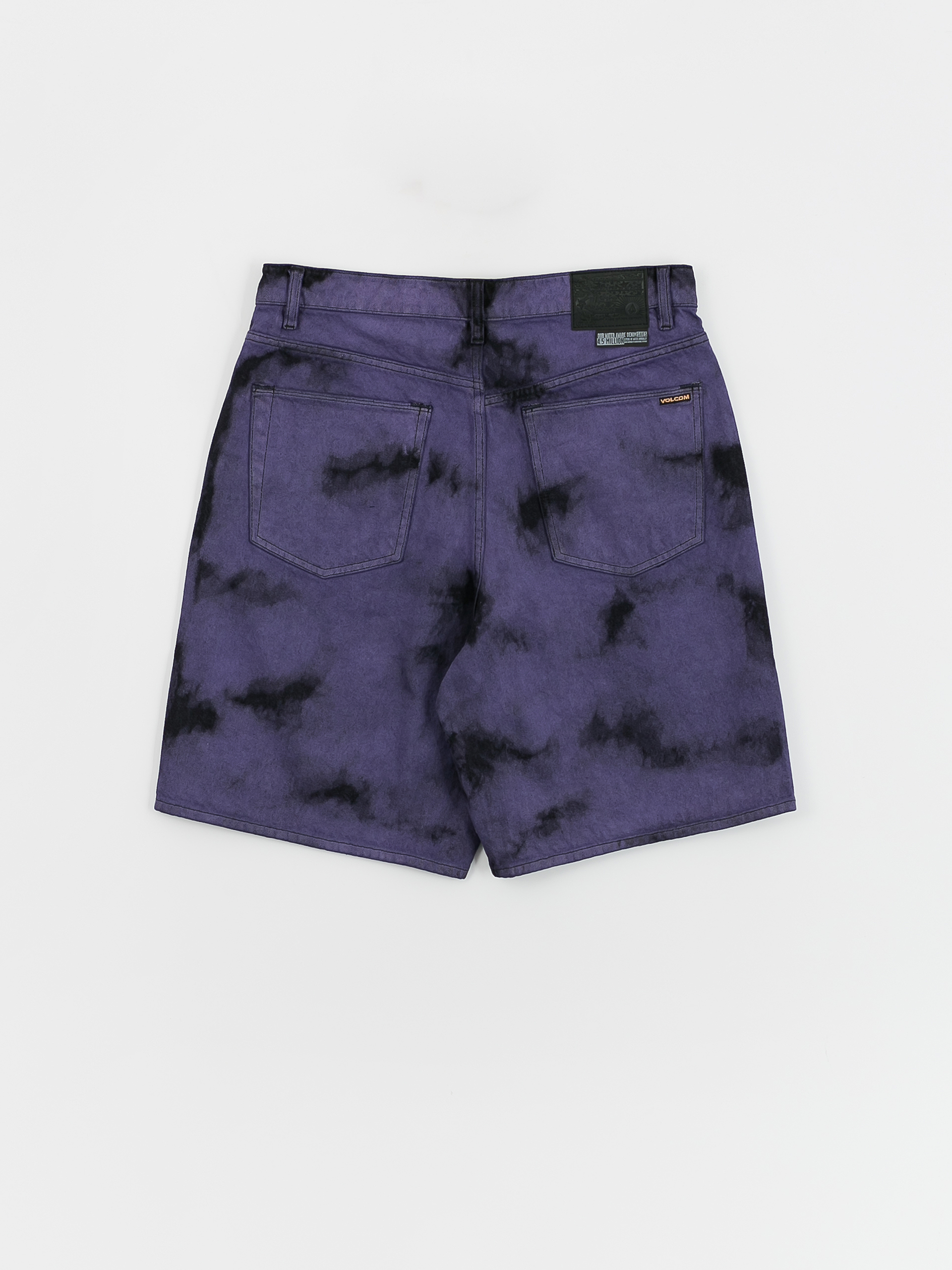 Volcom Billow Denim Shorts (deep purple)