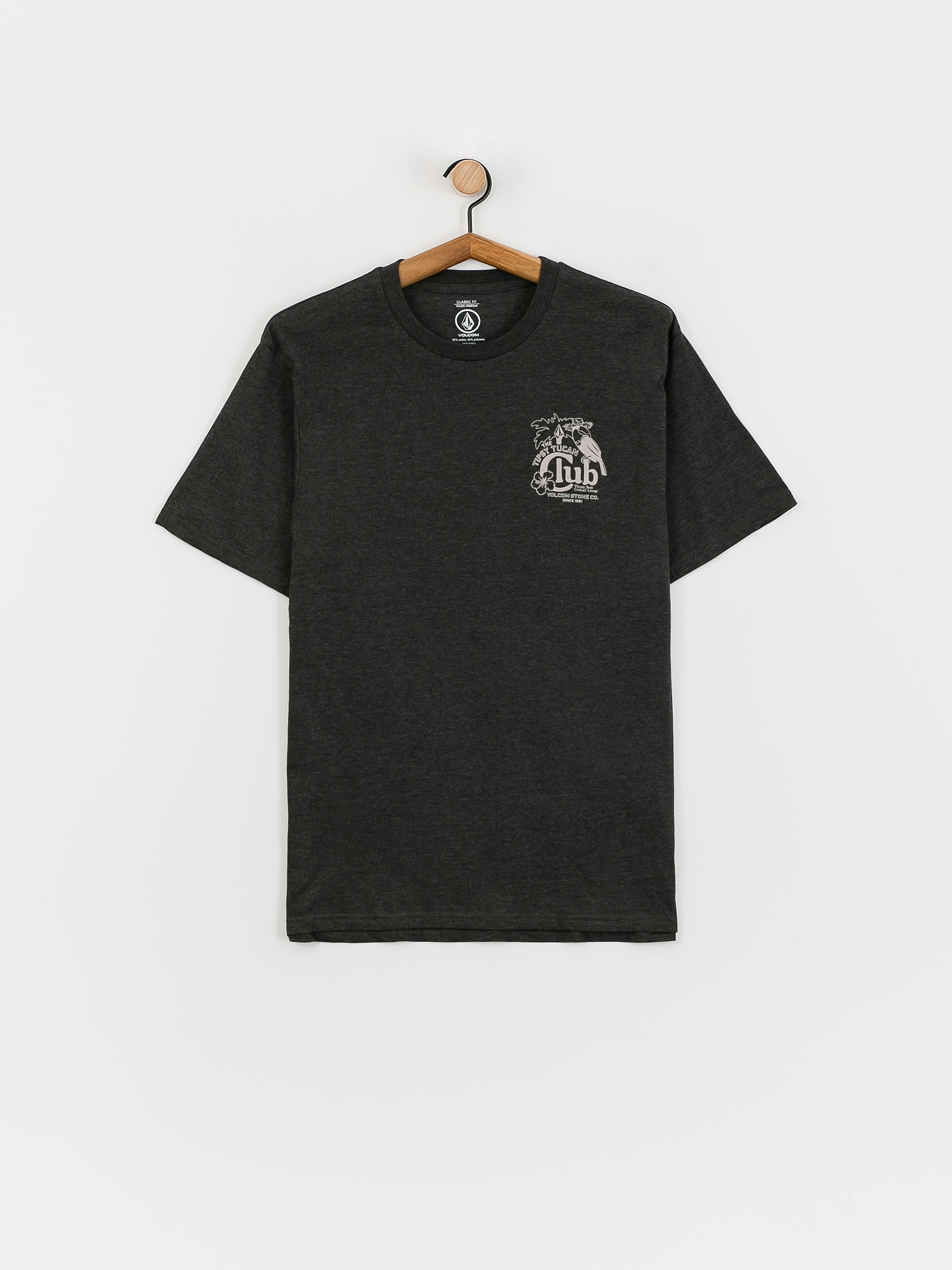 Volcom Tispy Tucan Hth T-Shirt (heather black)