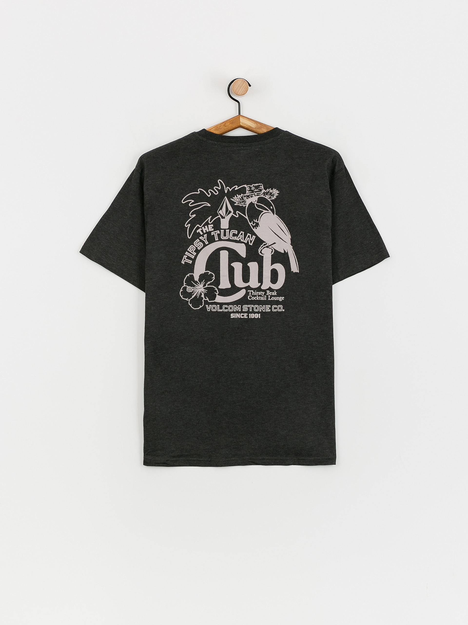 Volcom Tispy Tucan Hth T-Shirt (heather black)