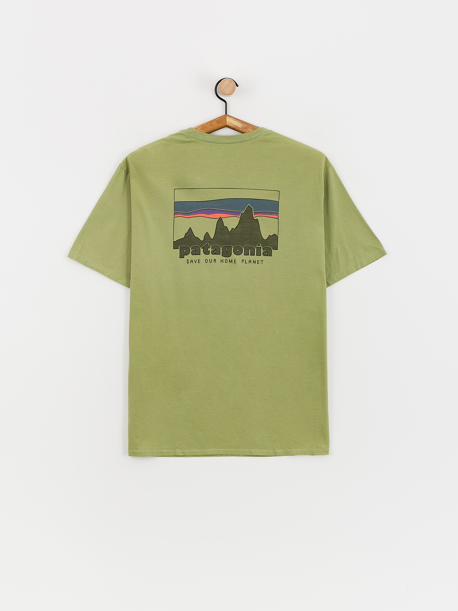 Patagonia 73 Skyline Organic T-Shirt - green (buckhorn green)