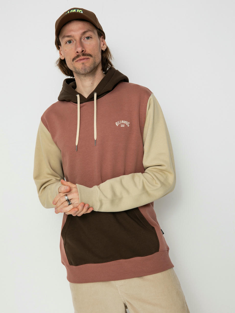 Billabong Arch Block Sweatshirt (rosewood)