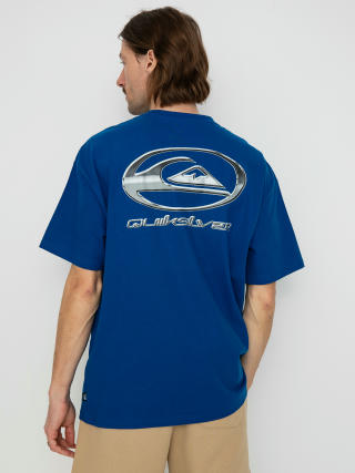 Quiksilver Chrome Logo T-Shirt (monaco blue)