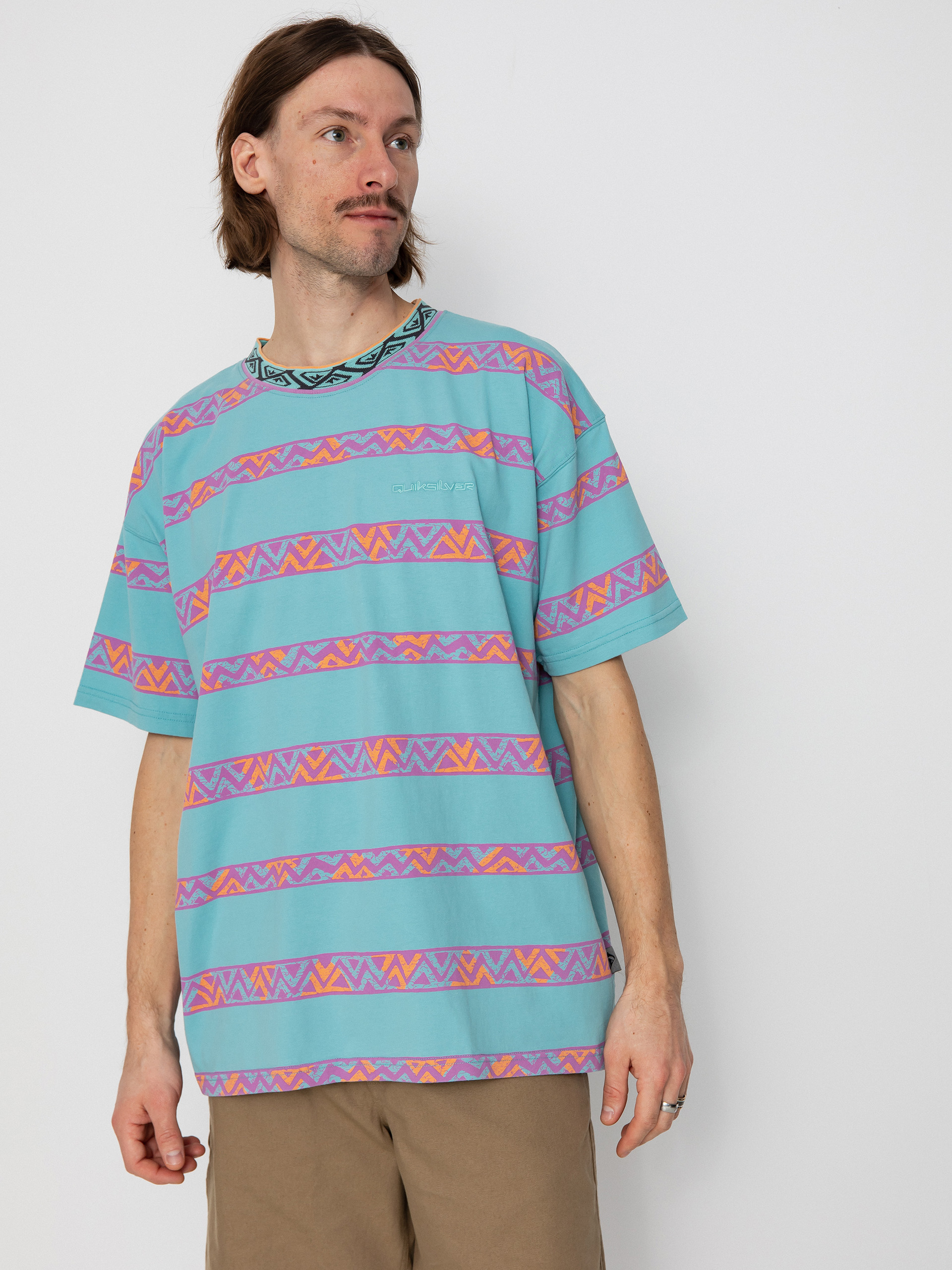 Quiksilver Take Us Back T-Shirt (marinheritagestrip64)