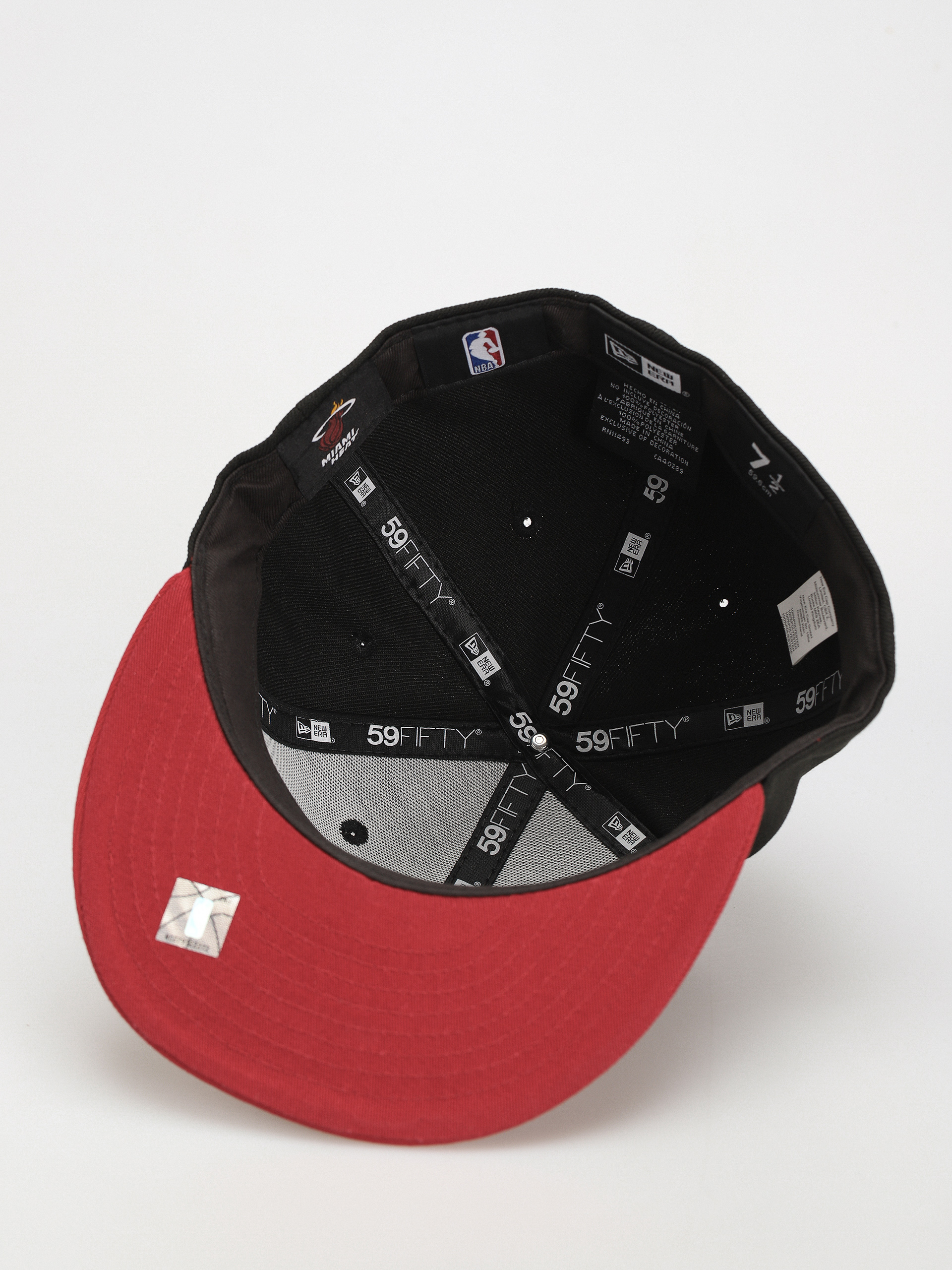 New Era NBA Essential 59Fifty Miami Heat Cap (black/red)