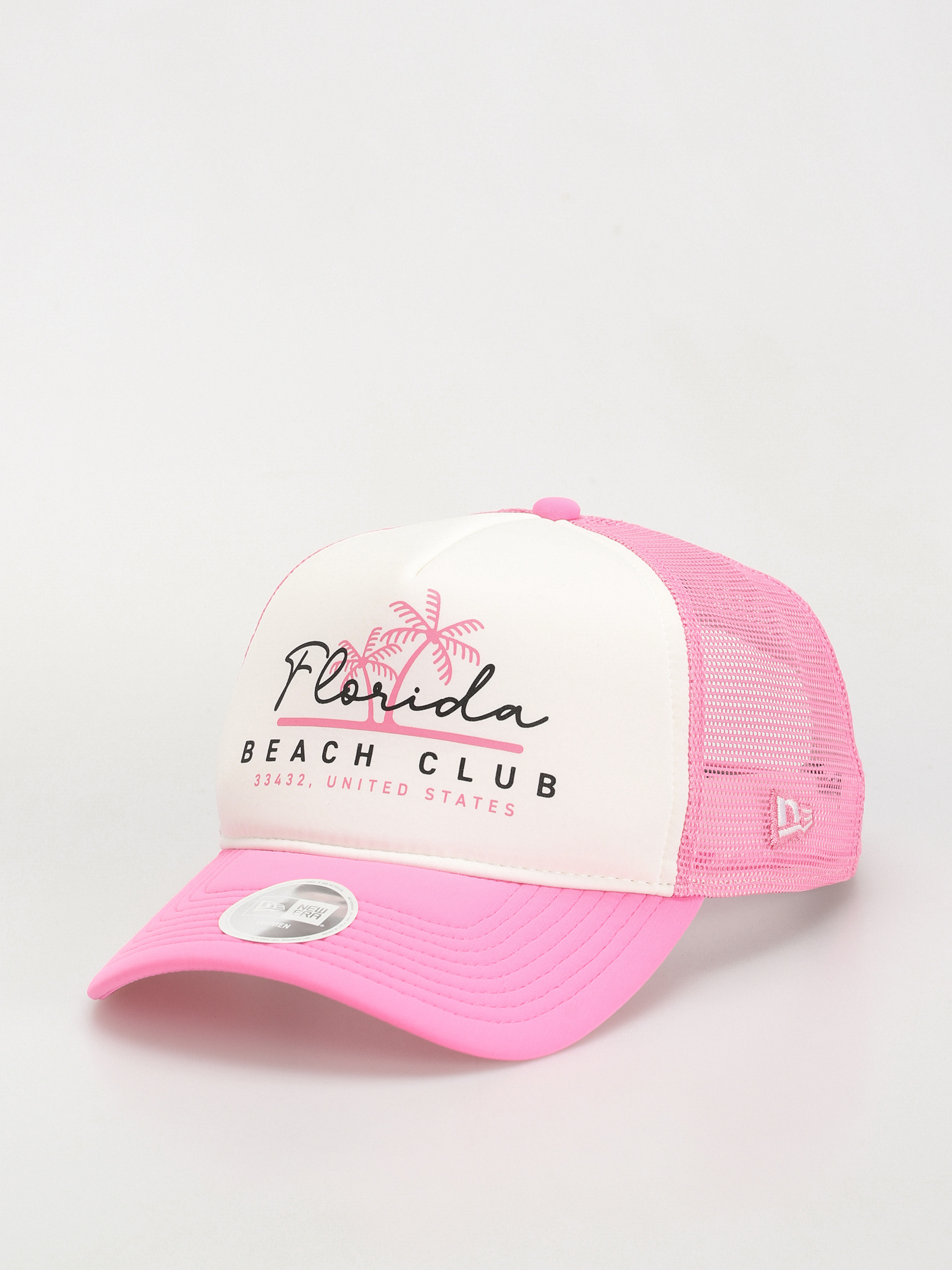 New Era Foam Front Trucker Wmn Cap - Pink (pink/white)