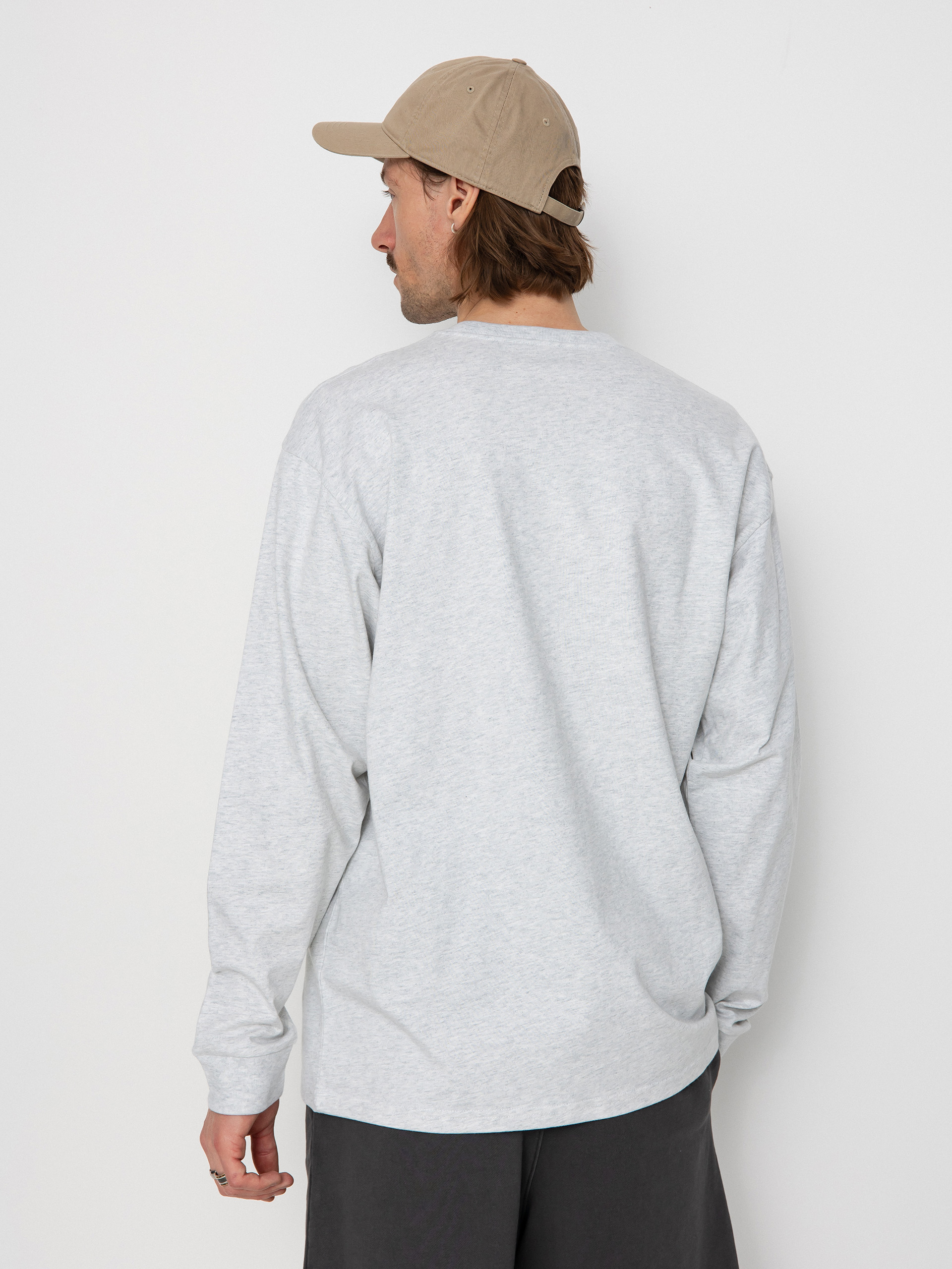Carhartt WIP Chase Longsleeve (ash heather/gold)