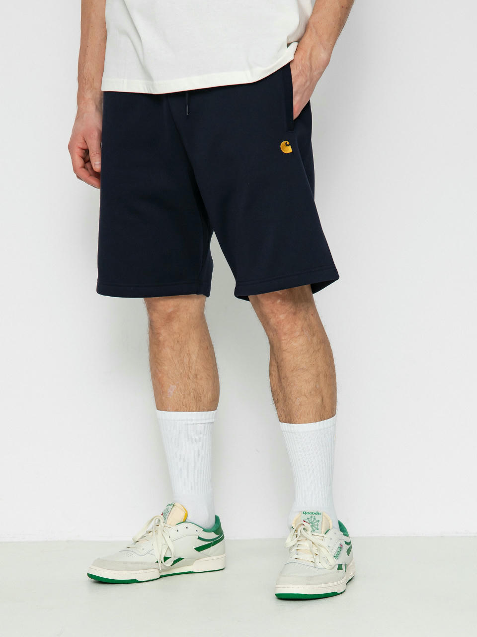 Carhartt WIP Shorts Chase (dark navy/gold)