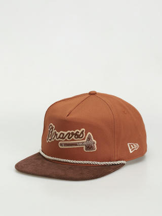 New Era Cord Golfer Atlanta Braves Cap (brown/orange)