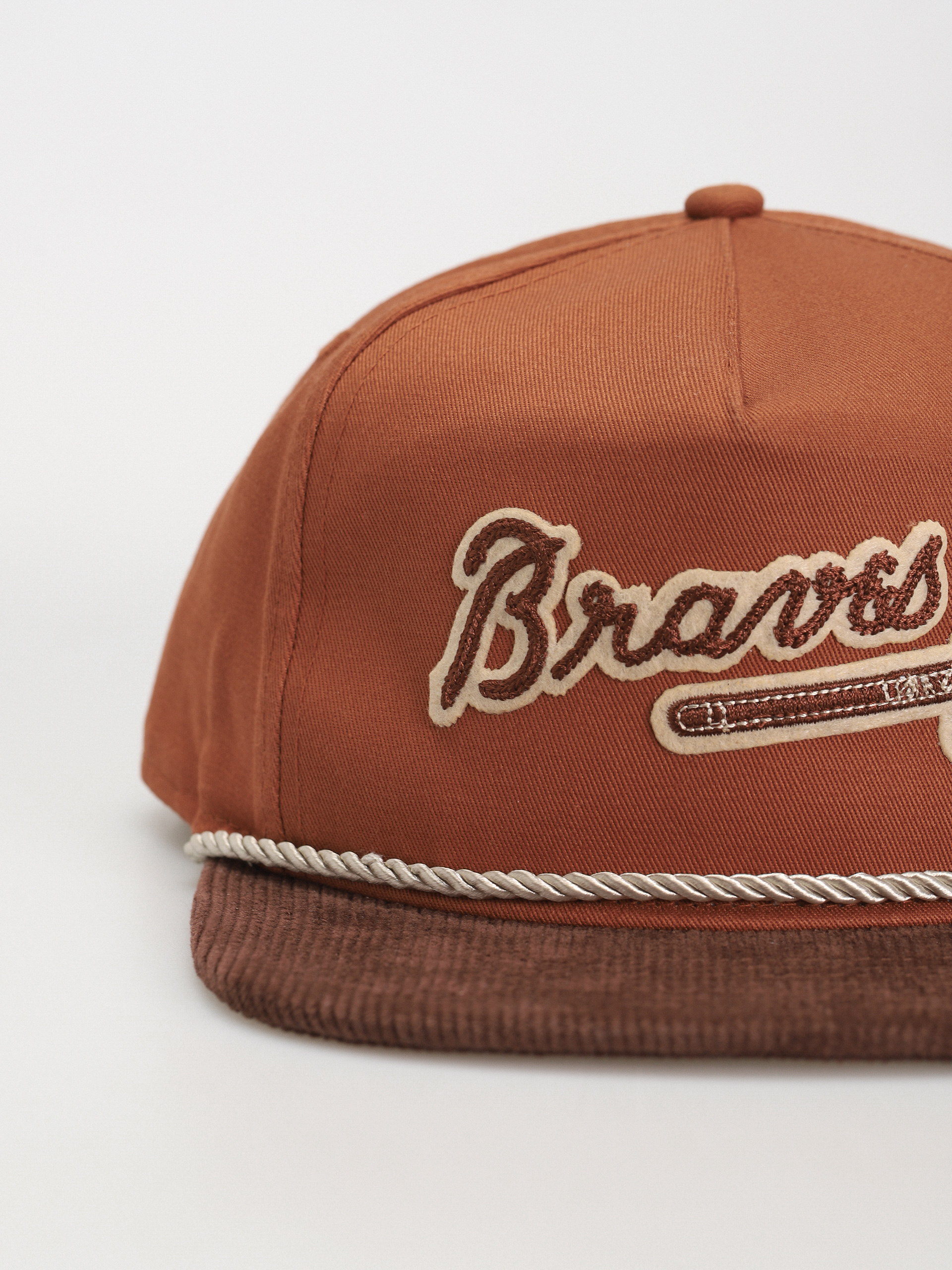 New Era Cord Golfer Atlanta Braves Cap (brown/orange)