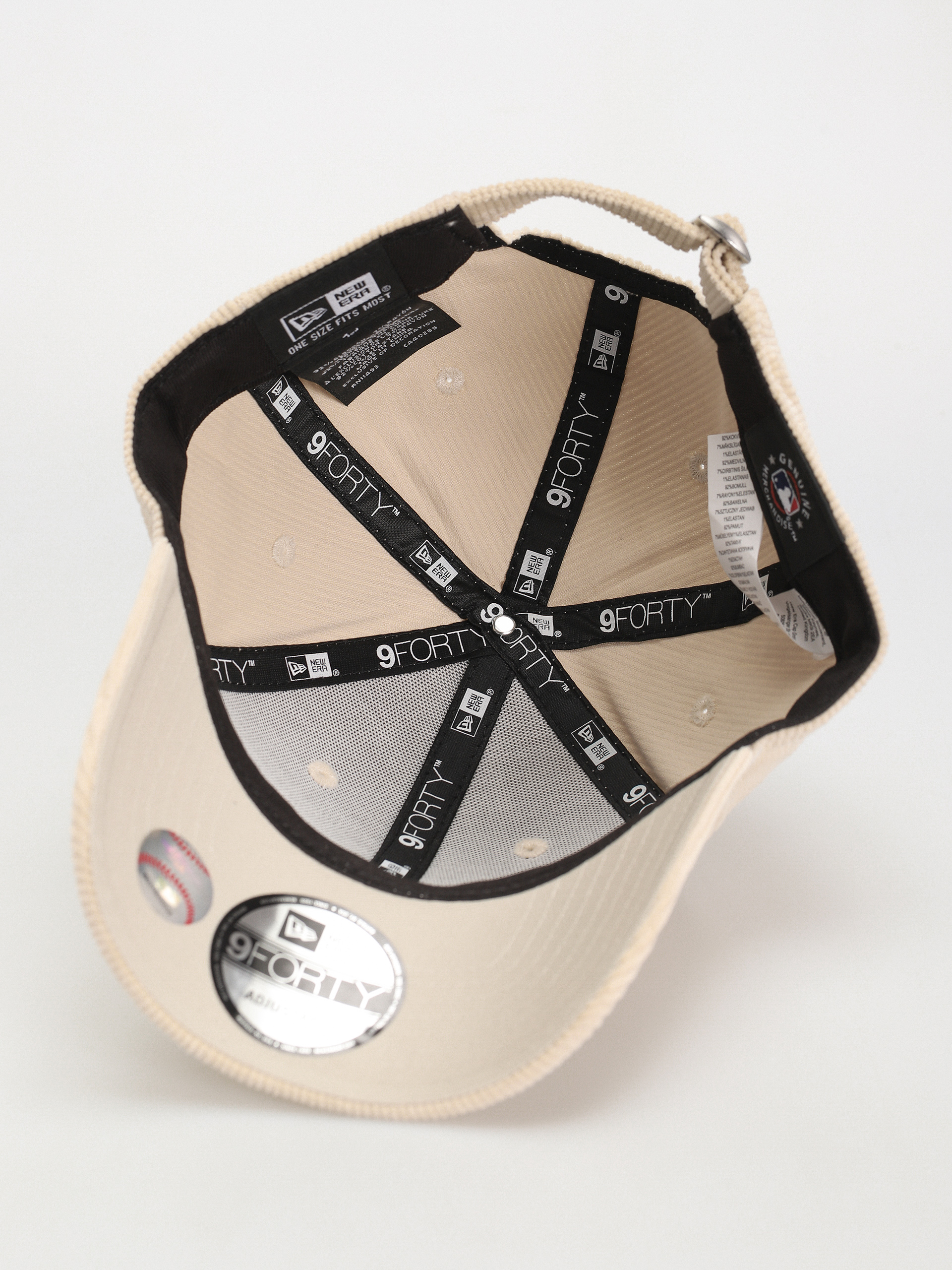 New Era Cord 9Forty Atlanta Braves Cap - grey (stone)
