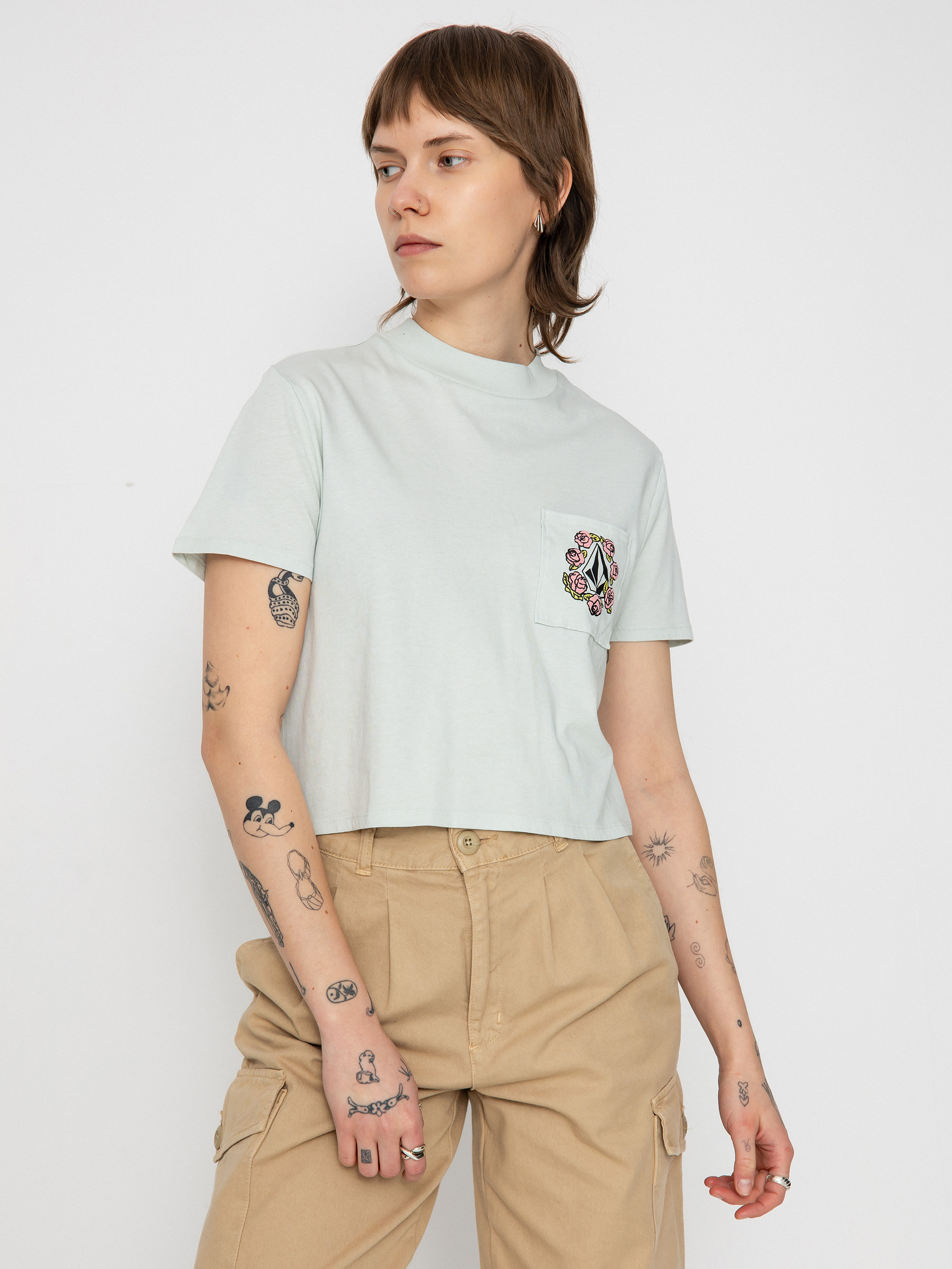 Volcom Pocket Dial Wmn T-Shirt (chlorine)