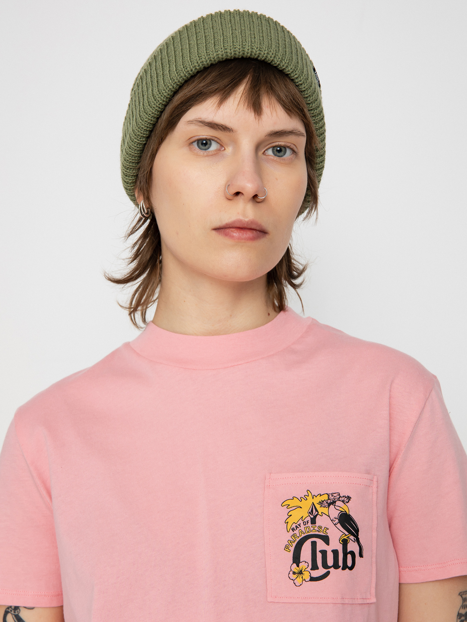 Volcom Pocket Dial Wmn T-Shirt (guava)