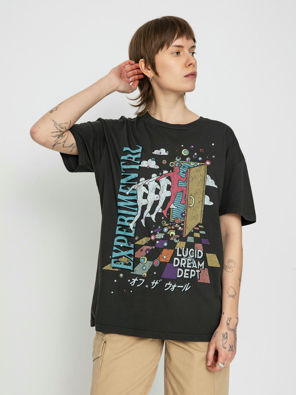 Vans Vivid Dreams Oversized Wmn T-Shirt (black)