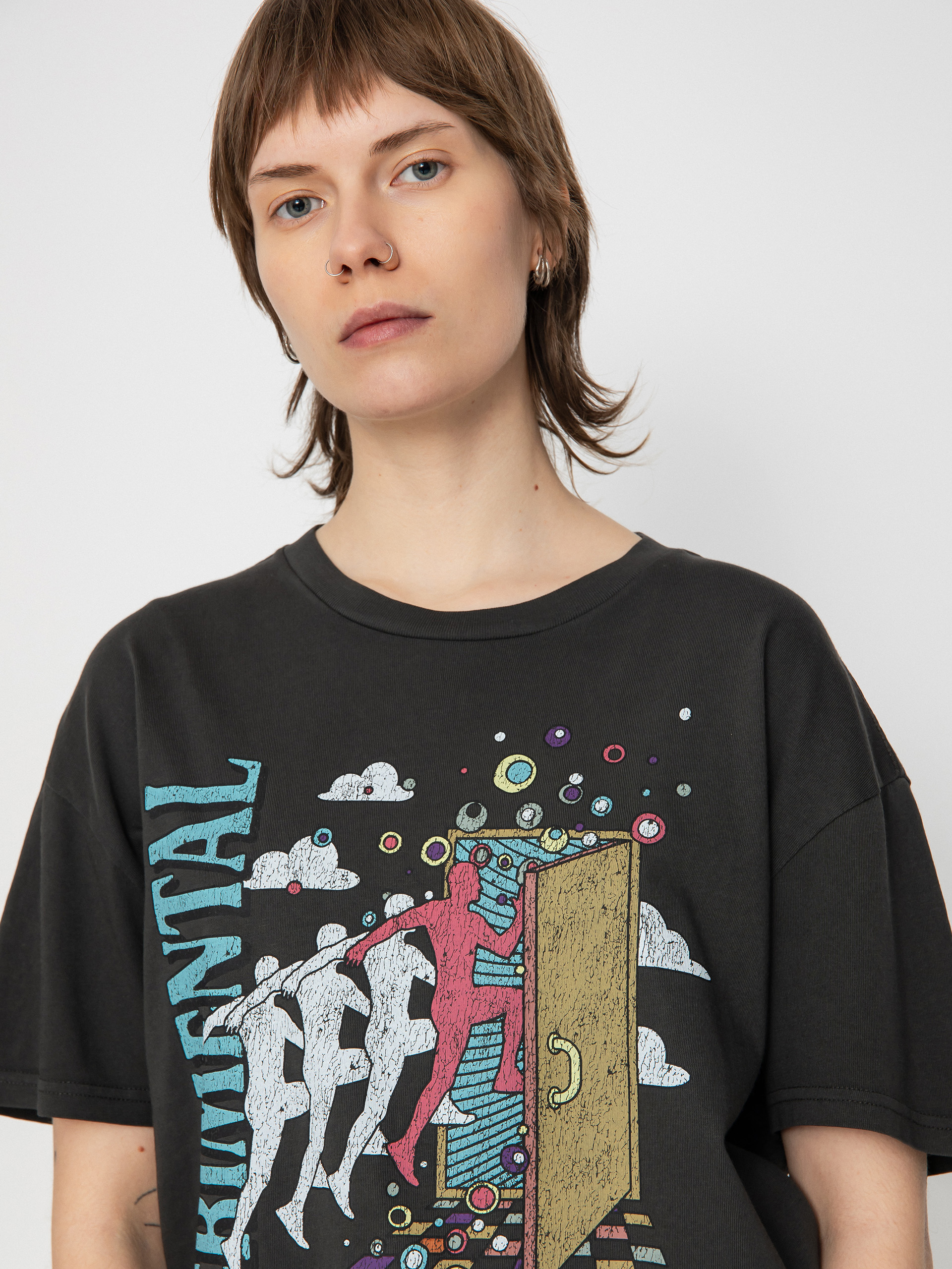 Vans Vivid Dreams Oversized Wmn T-Shirt (black)