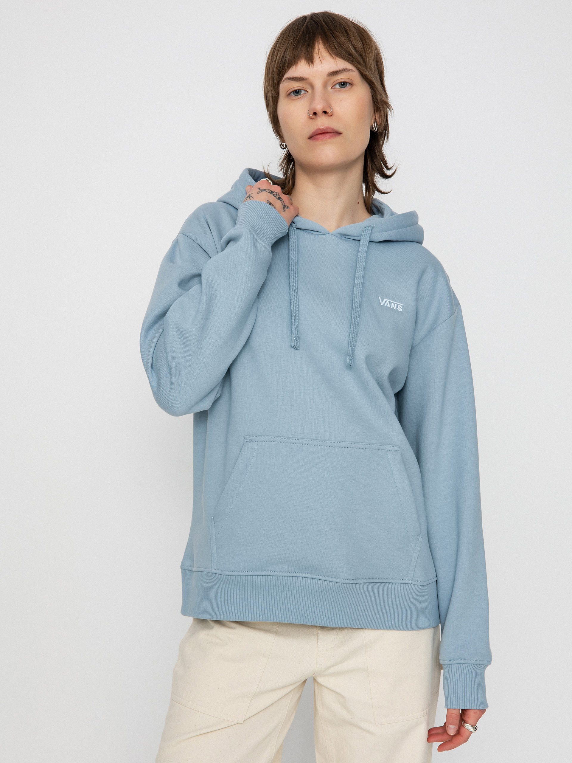 Vans Flying V Bff HD Emea Wmn Hoodie (flying v dusty blue)