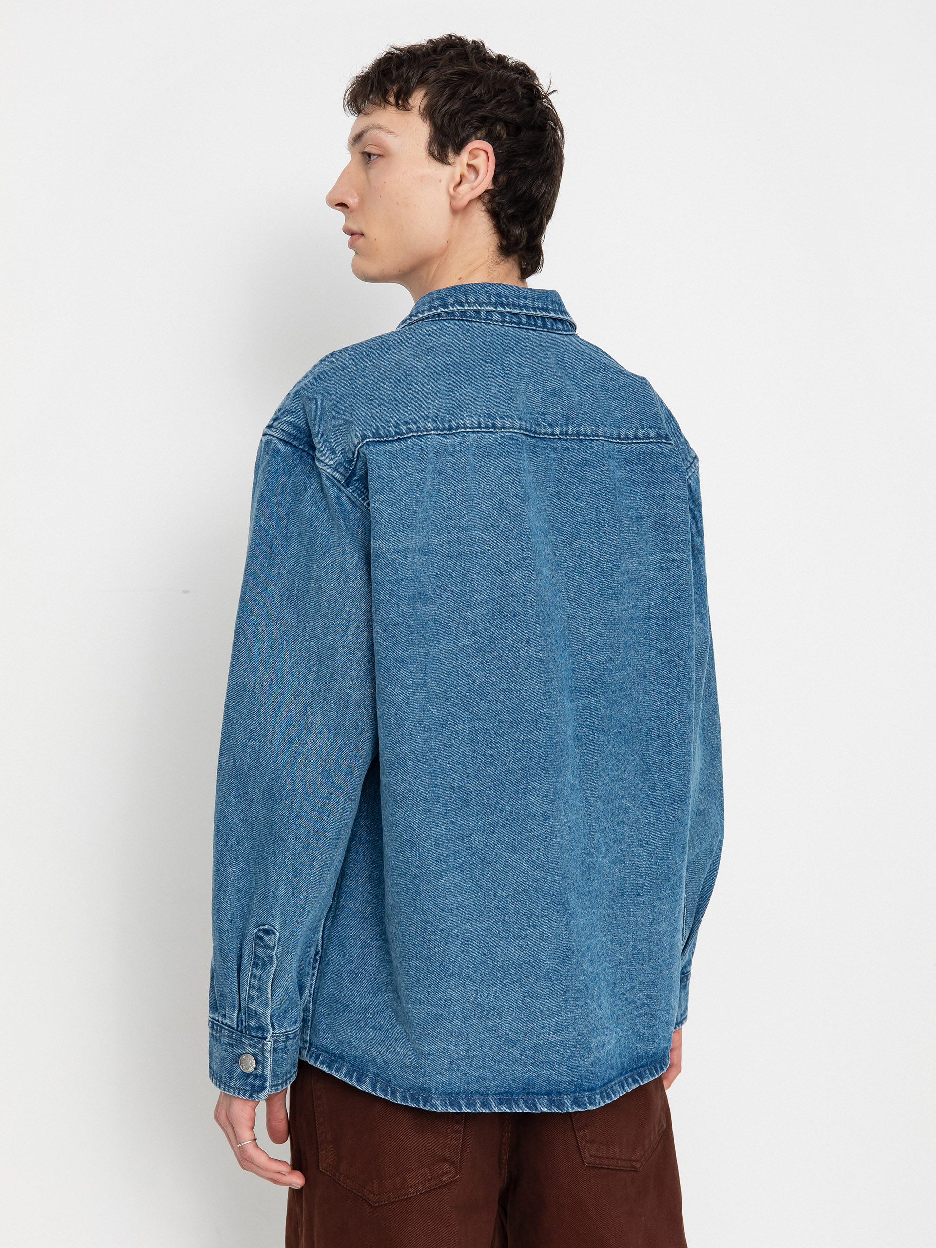 OBEY Magnolia Shirt (light indigo)