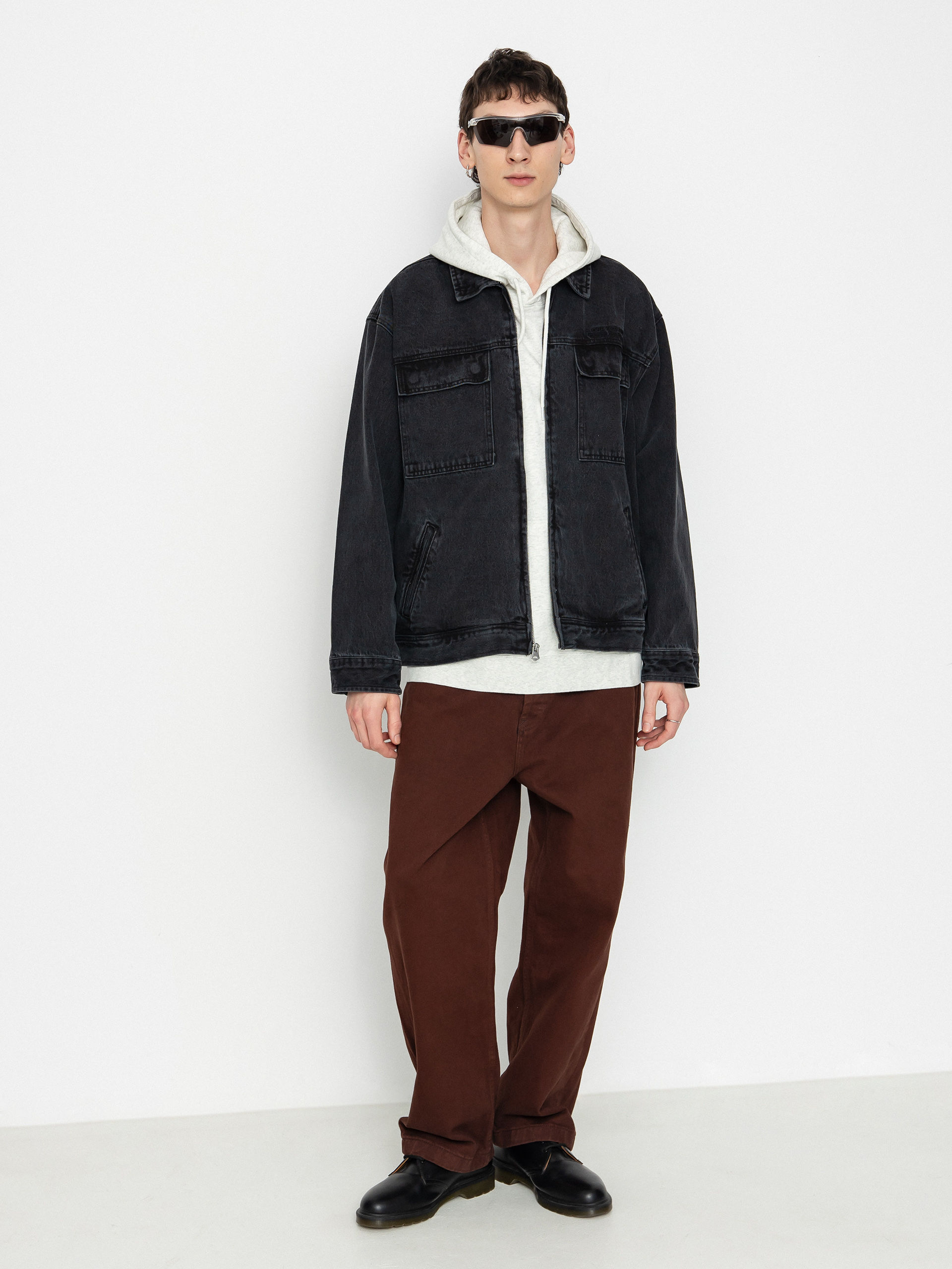 OBEY Easton Jacket black (faded black)