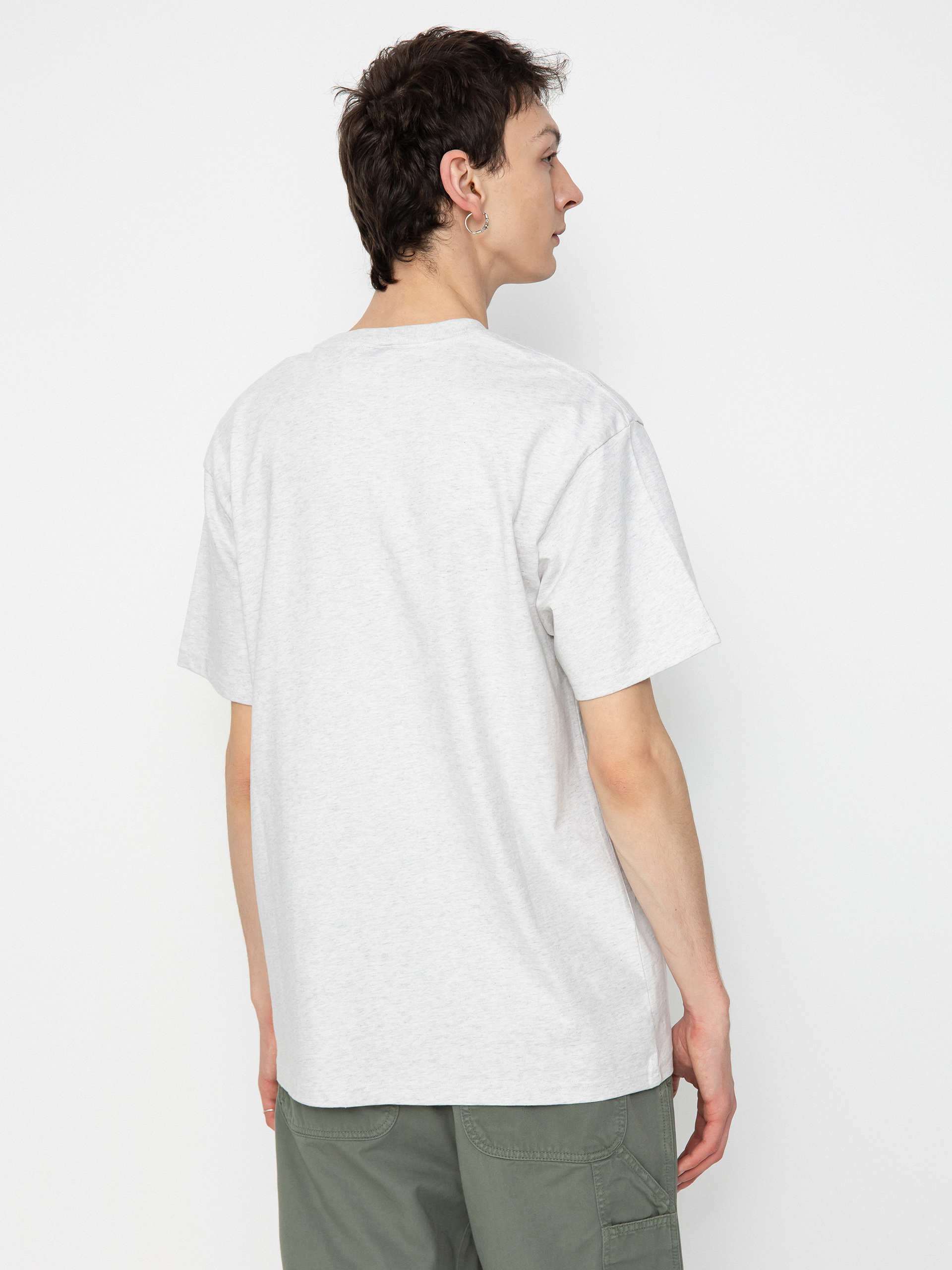Quiksilver Qs Bubble Logo Dna T-Shirt (snow heather)