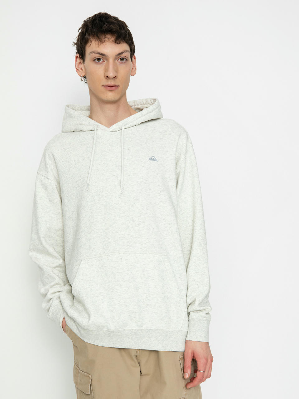 Quiksilver Salt Water HD Hoodie (white marble heather)