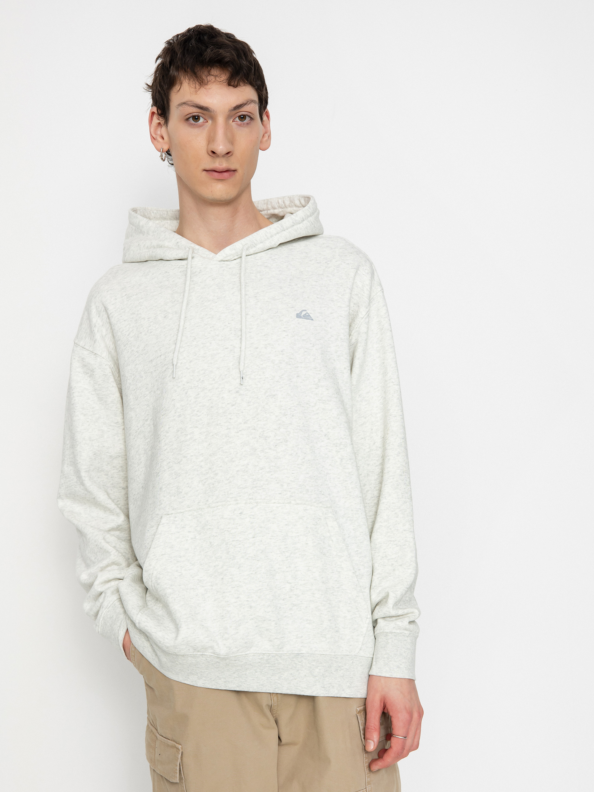 Quiksilver Salt Water HD Hoodie (white marble heather)